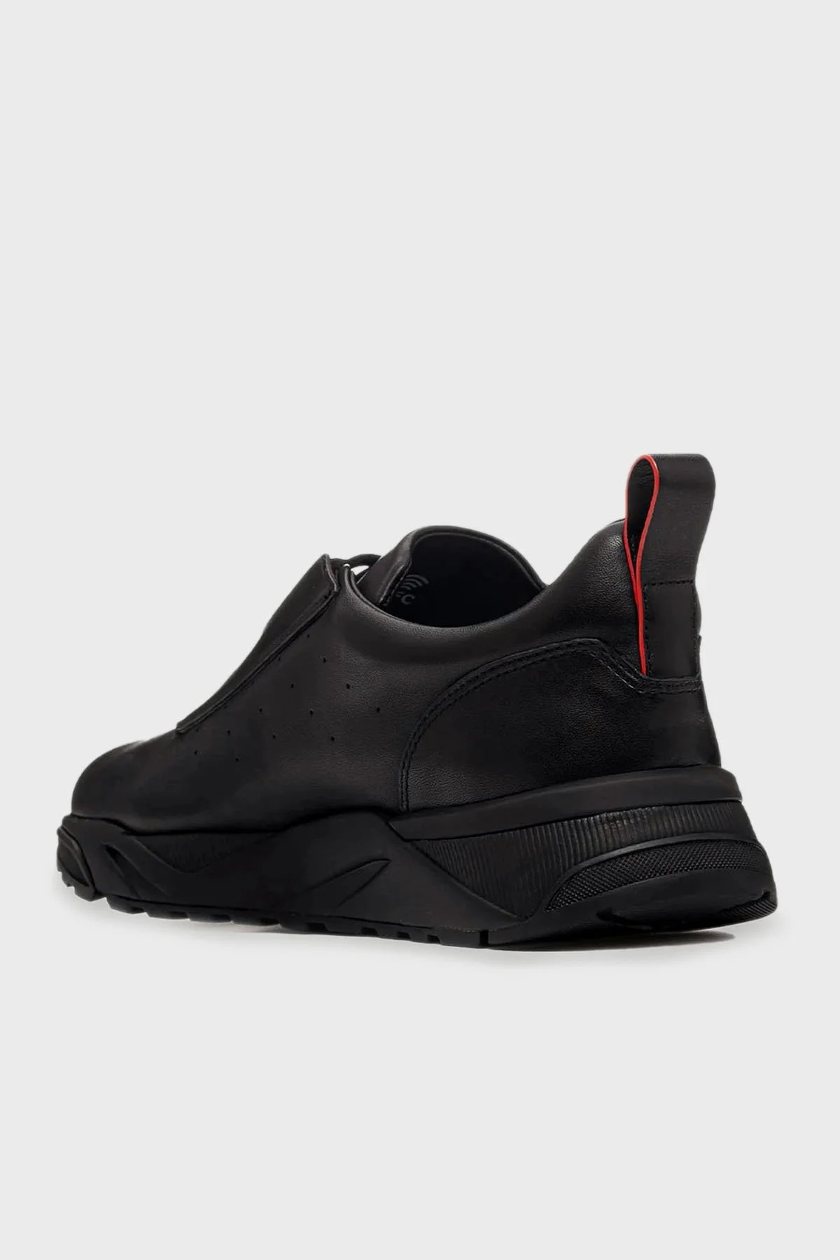 Santoni Hakiki Deri Sneaker Erkek Ayakkabı MBIM22027NERTESMN01 SİYAH - 3