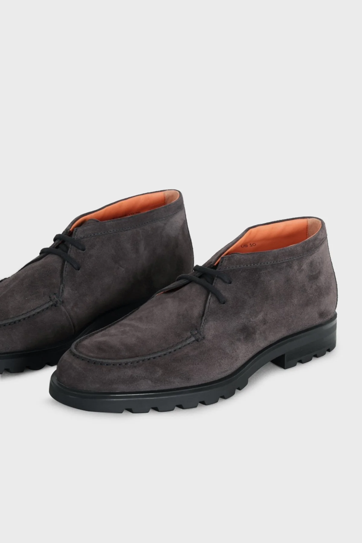 Santoni Hakiki Deri Süet Erkek Bot MGDC18609NEOBSEYG76 GRİ - 8