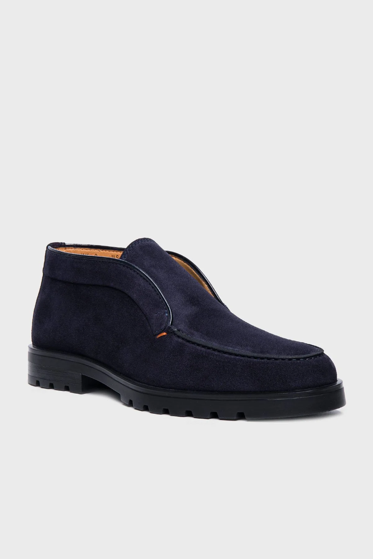 Santoni Hakiki Deri Süet Erkek Bot MGDG17823NEOBSEYU60 Koyu mavi - 2
