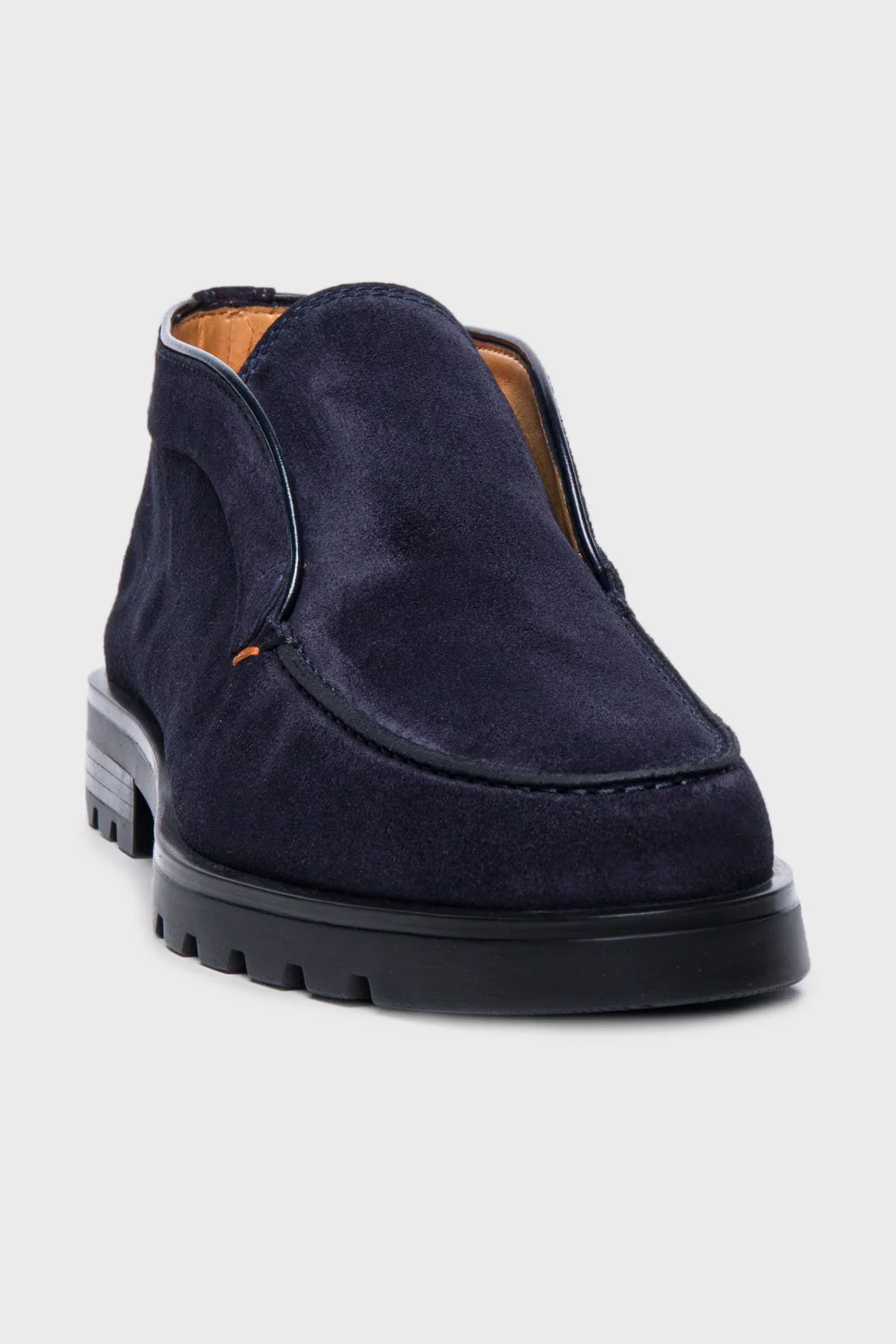 Santoni Hakiki Deri Süet Erkek Bot MGDG17823NEOBSEYU60 Koyu mavi - 5