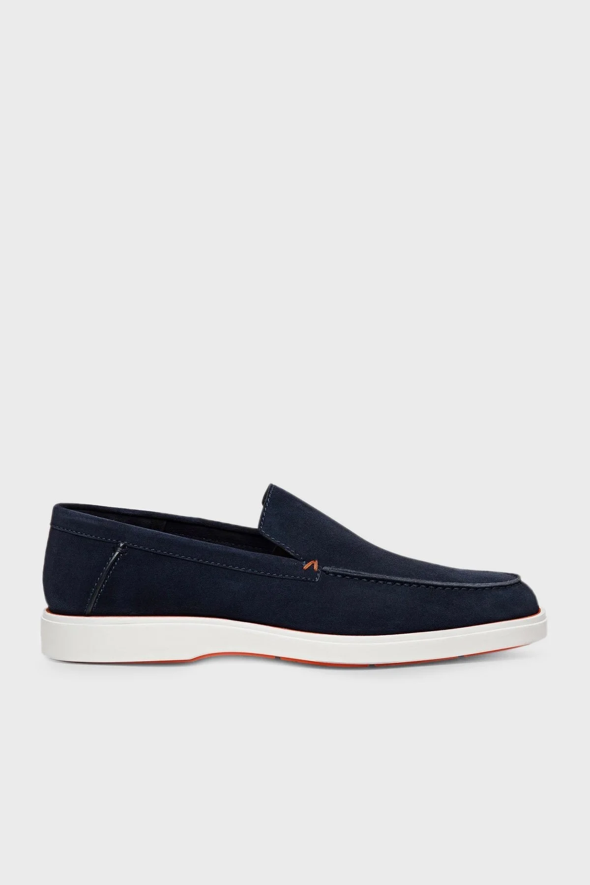 Santoni Hakiki Deri Süet Makosen Erkek Ayakkabı MGDT17824BARSYKSU60 LACİVERT - 1