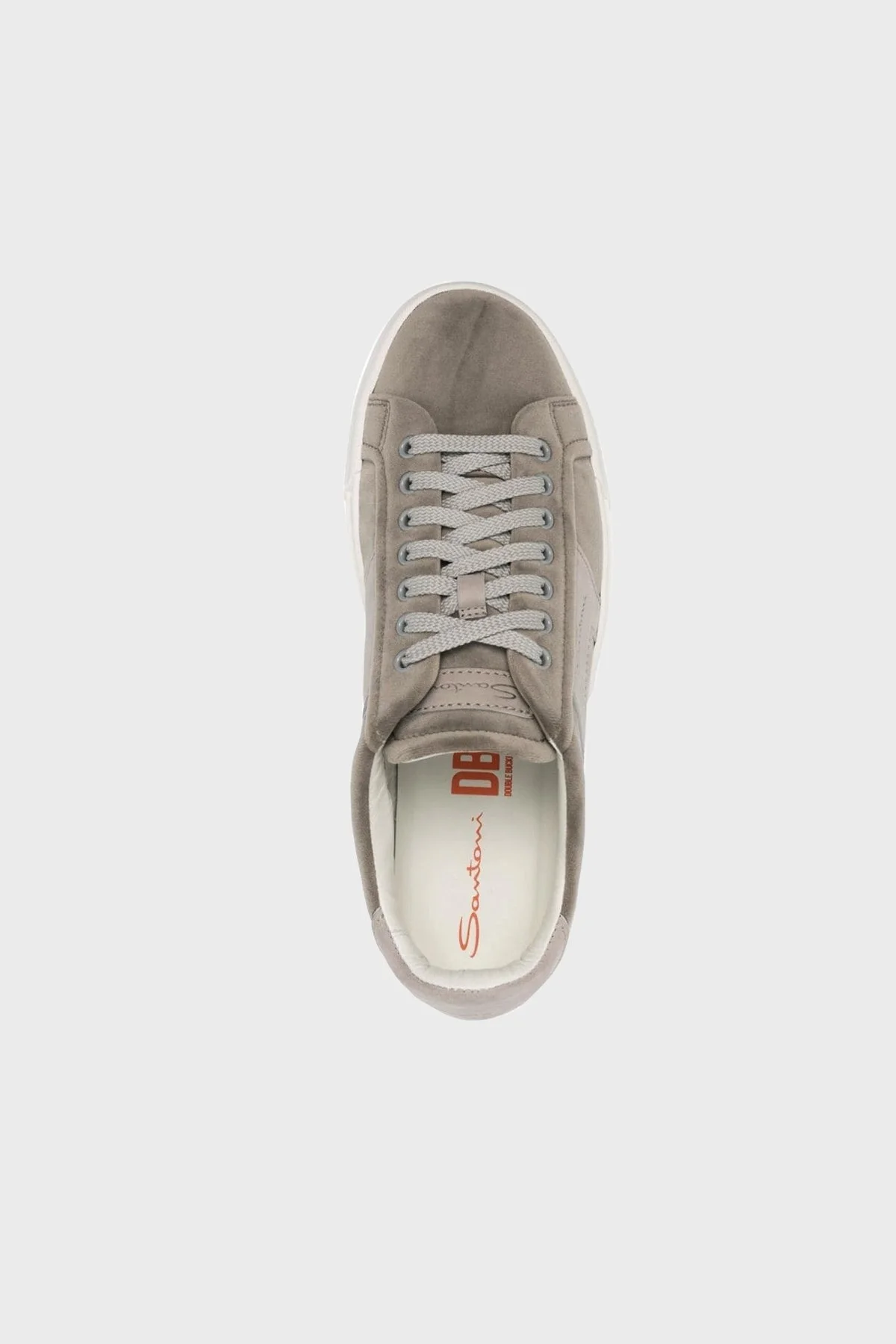 Santoni Hakiki Deri Süet Sneaker Erkek Ayakkabı MBGT21920PNNGBSXE42 VİZON - 3