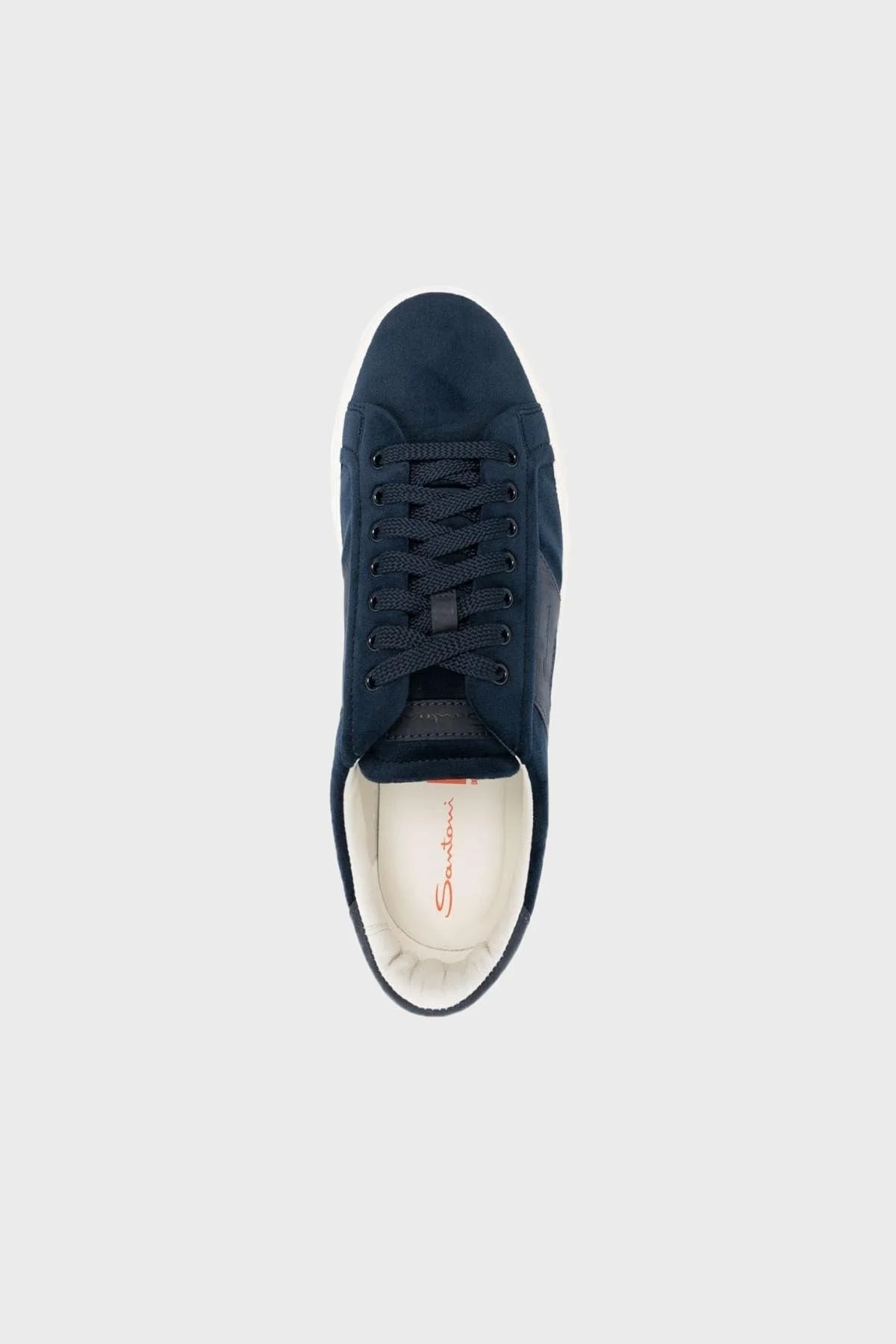 Santoni Hakiki Deri Süet Sneaker Erkek Ayakkabı MBGT21920PNNGBSXU59 LACİVERT - 4