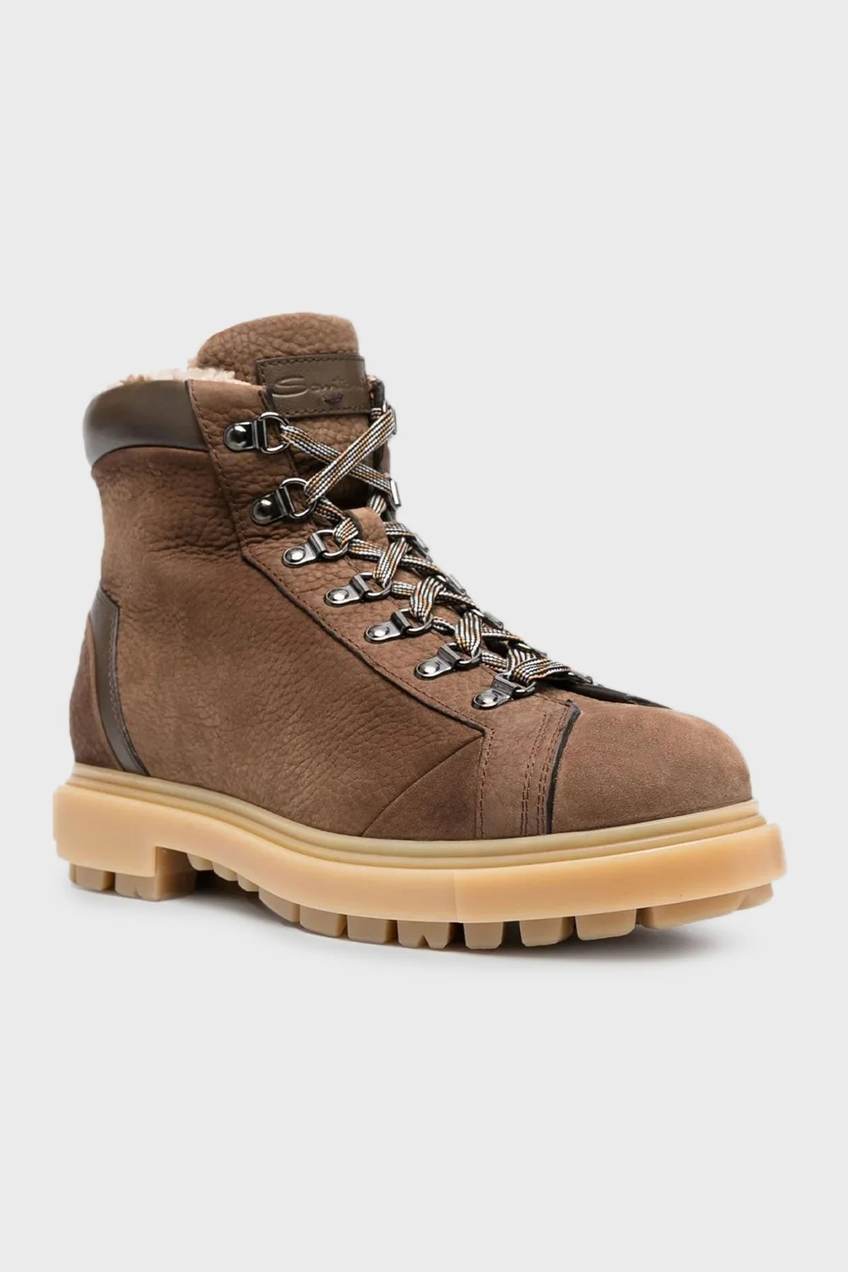 Santoni İçi Yumuşak Tüylü Nubuk Deri Erkek Bot MGSM18190AMBZEMRS47 KAHVE - 7