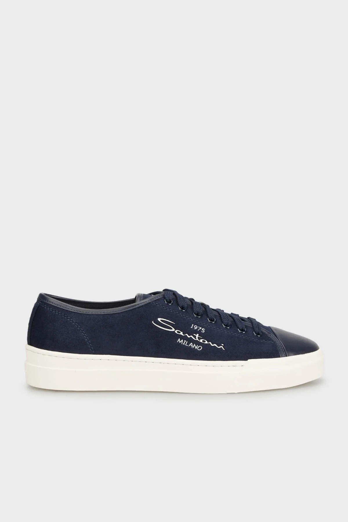 Santoni Kanvas Sneaker Erkek Ayakkabı MBGT21855PNNTOSNU59 LACİVERT - 1