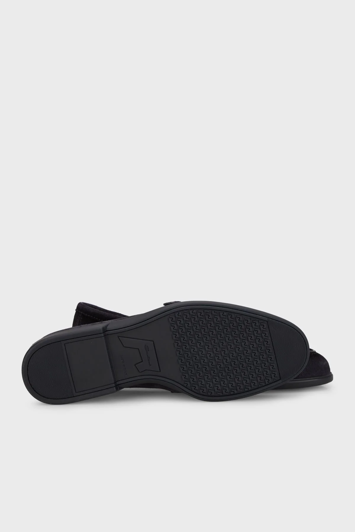 Santoni Kemerli Süet Loafer Erkek Ayakkabı MGAR18824OOTSRVRU59 LACİVERT - 10