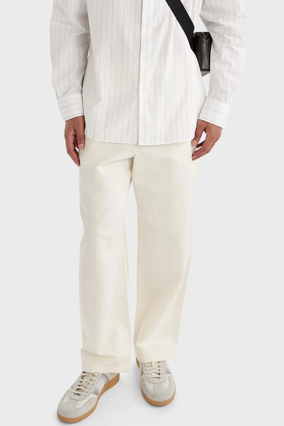 Santoni Logolu Hakiki Deri Süet Detaylı Sneaker Erkek Ayakkabı MBPL21965FARCNOCI32 BEYAZ - 7