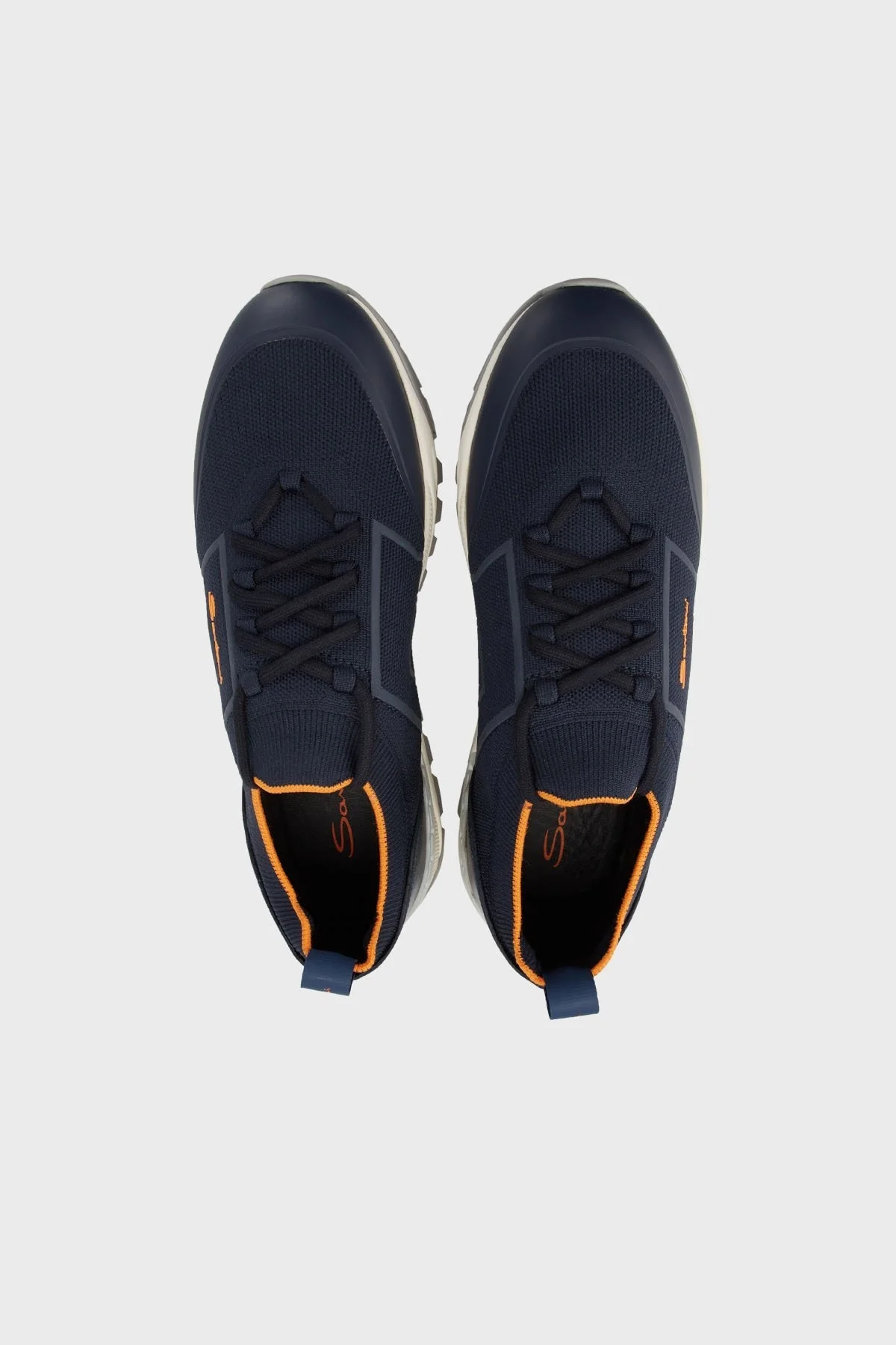 Santoni Logolu Sneaker Erkek Ayakkabı MBIH21923BGBRVDNU61 LACİVERT - 5