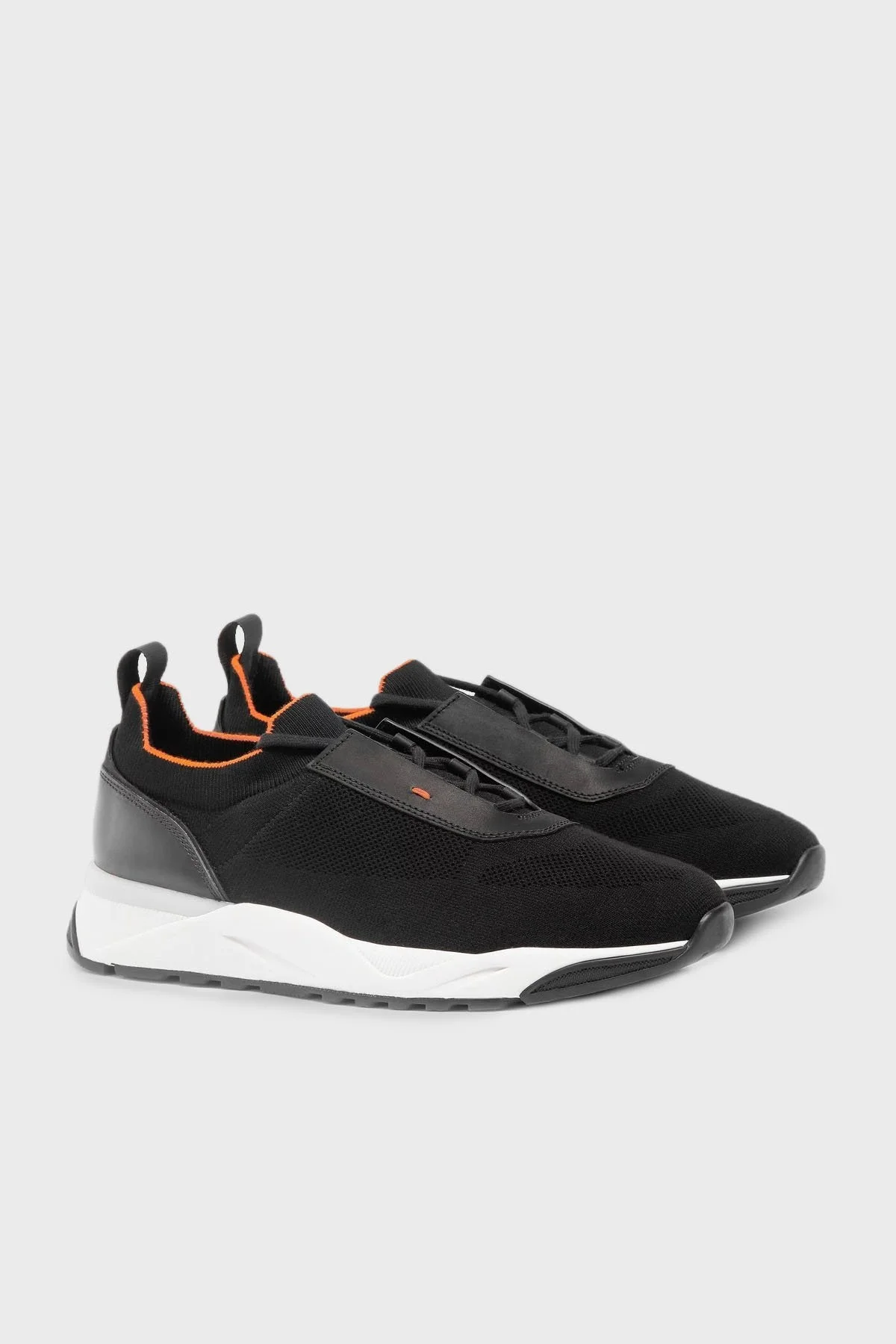 Santoni Streç Örgü Sneaker Erkek Ayakkabı MBIO21601BINNHODN01 SİYAH - 7