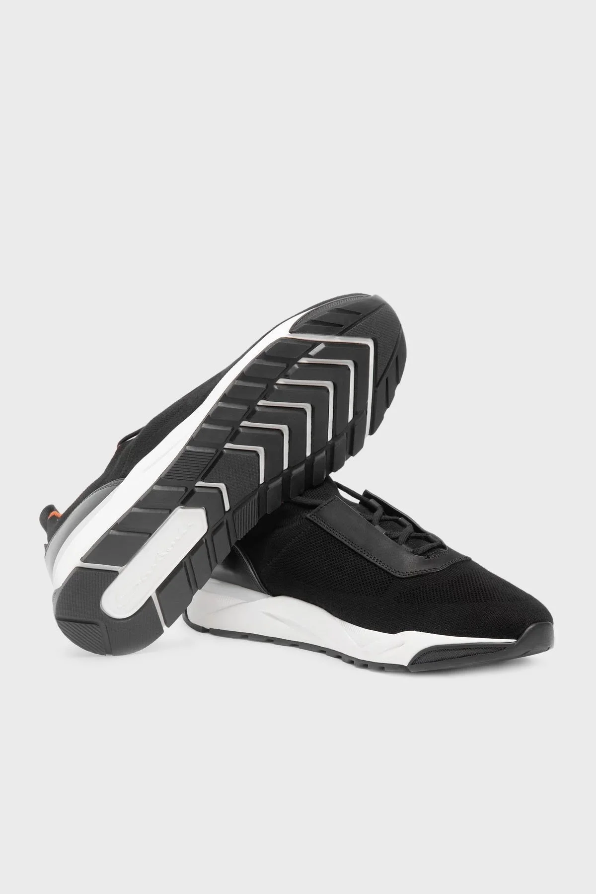 Santoni Streç Örgü Sneaker Erkek Ayakkabı MBIO21601BINNHODN01 SİYAH - 8