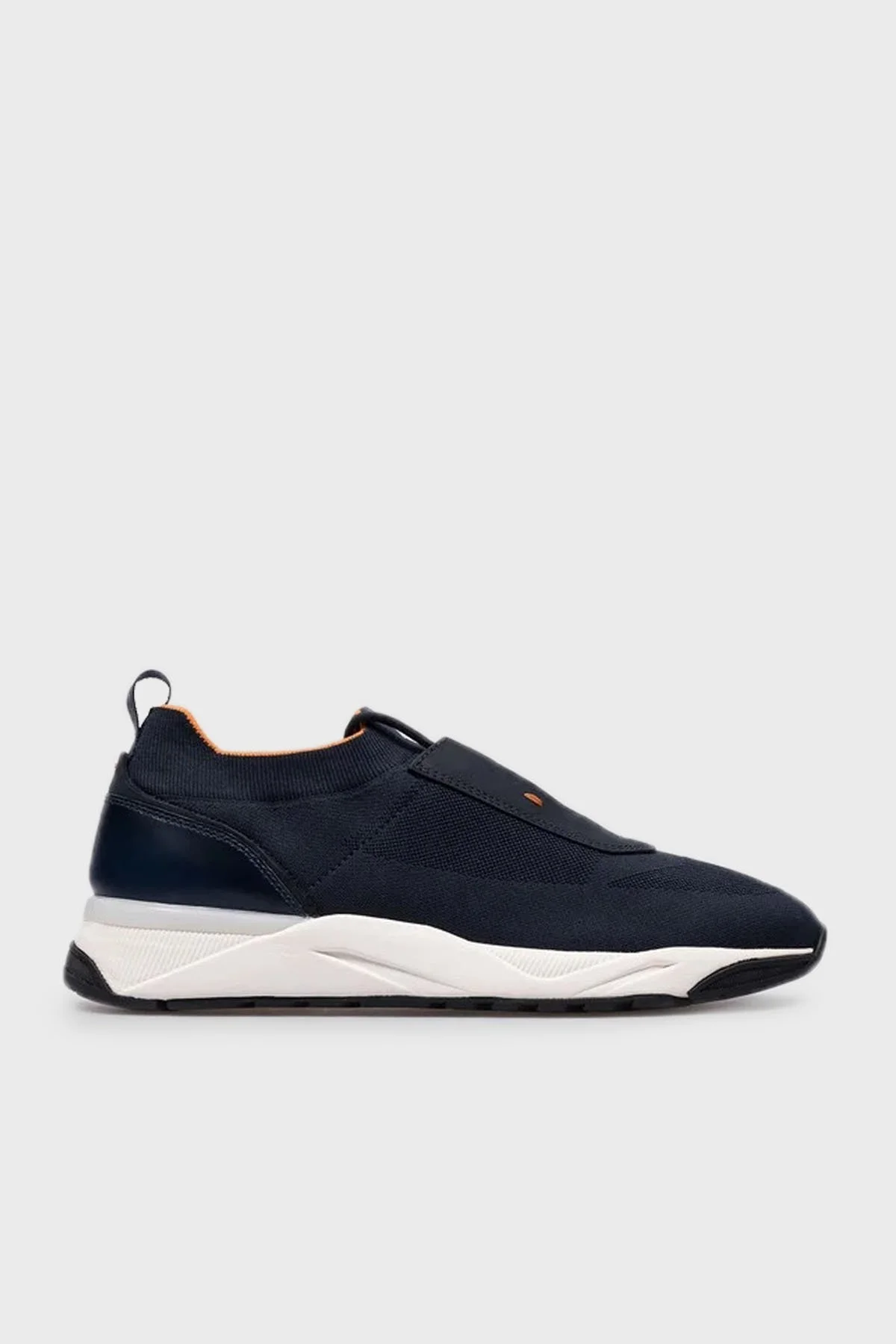 Santoni Streç Örgü Sneaker Erkek Ayakkabı MBIO21601BINNHODU61 LACİVERT - 1