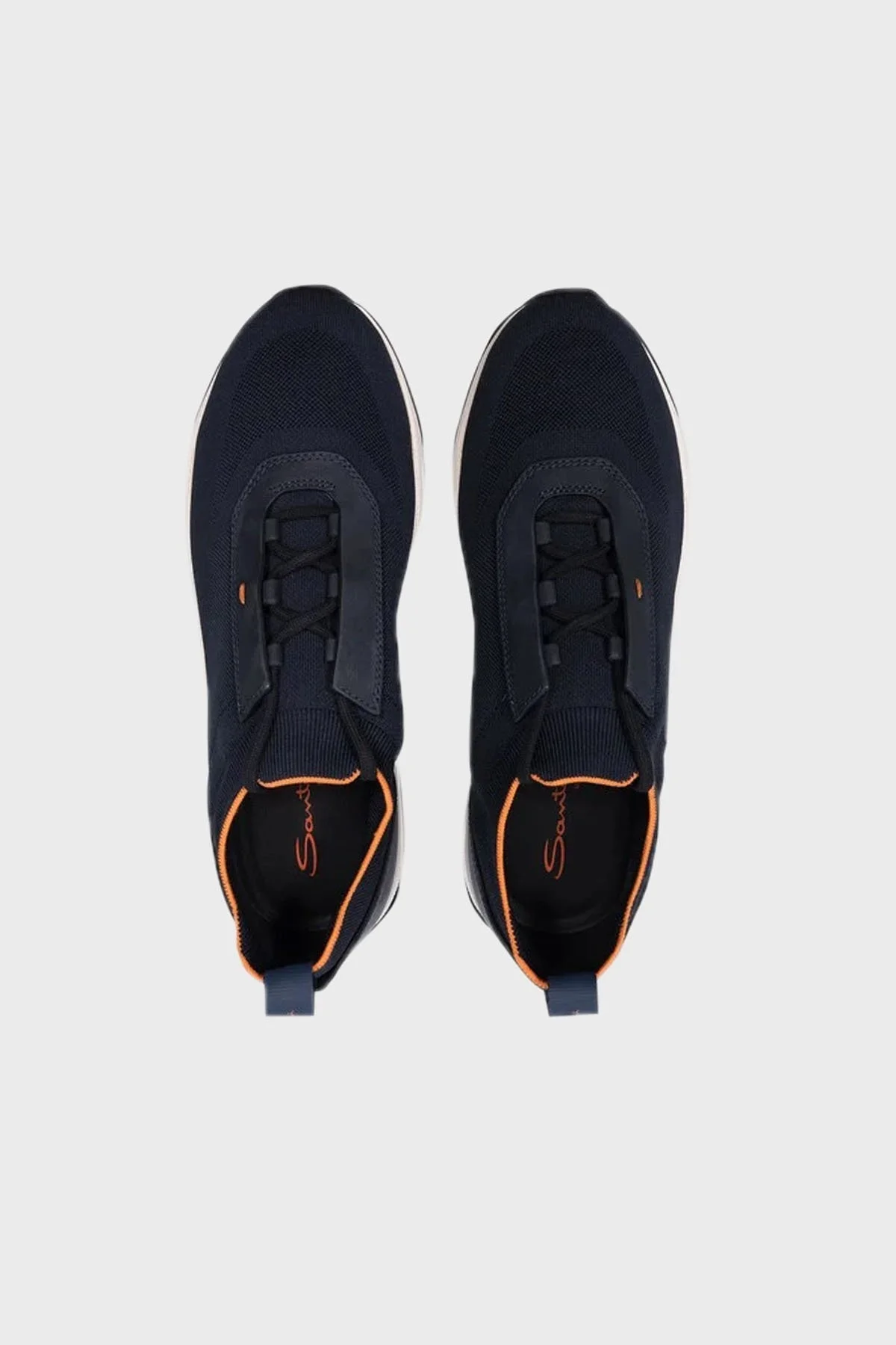 Santoni Streç Örgü Sneaker Erkek Ayakkabı MBIO21601BINNHODU61 LACİVERT - 4