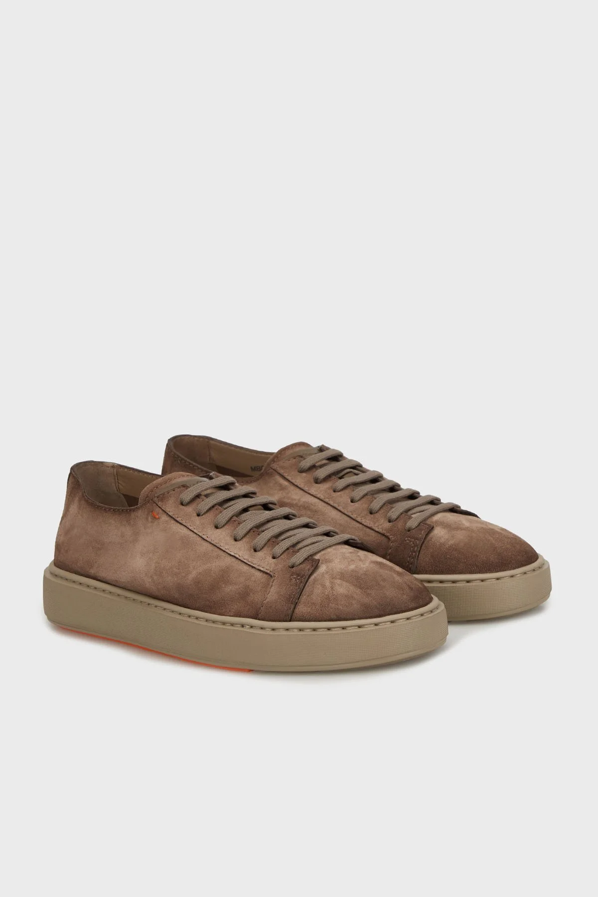 Santoni Süet Bağcıklı Casual Erkek Ayakkabı MBCD21571TARCAOLE81 VİZON - 3