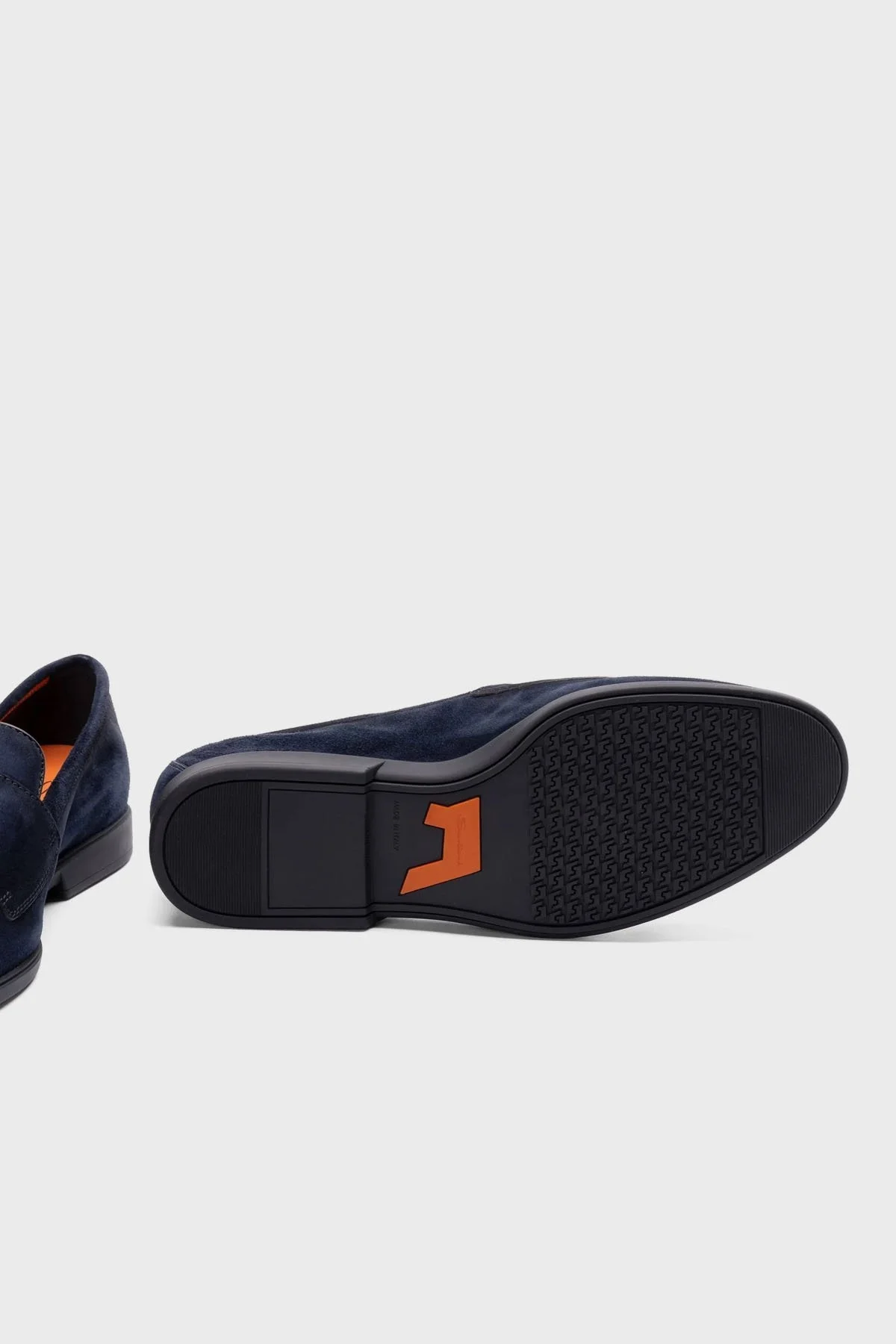 Santoni Süet Kemerli Loafer Erkek Ayakkabı MGAR19006OOTSEAAU60 LACİVERT - 10