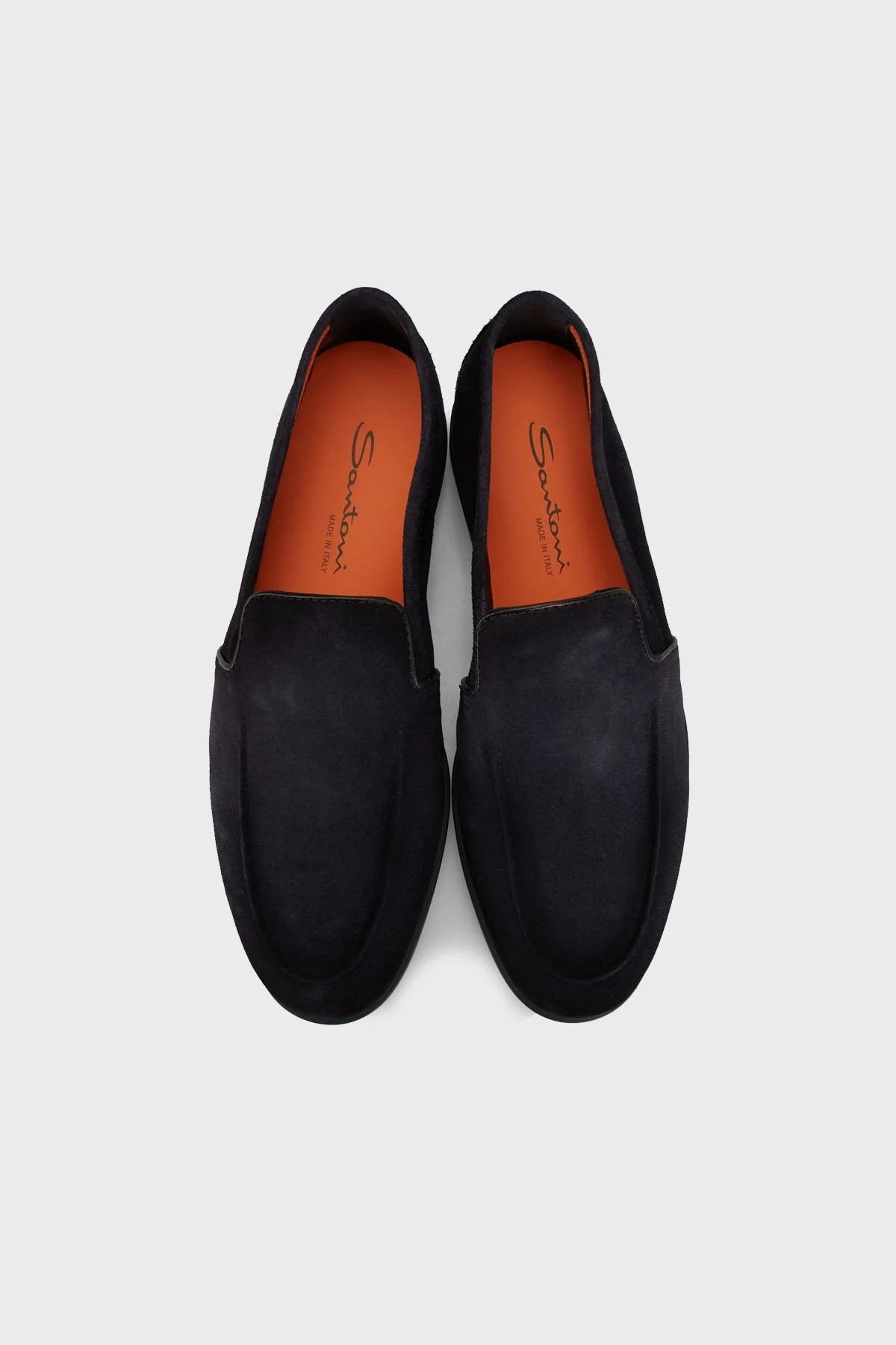 Santoni Süet Loafer Erkek Ayakkabı MGAR18829OOTSRVRU59 LACİVERT - 9