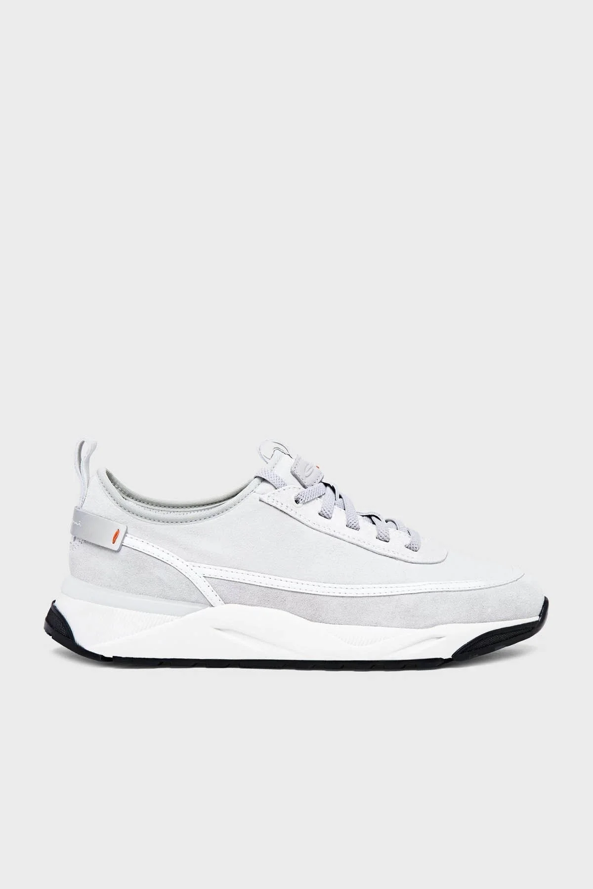 Santoni Süet Sneaker Erkek Ayakkabı MBIO21534BINGEIBI50 GRİ - 1