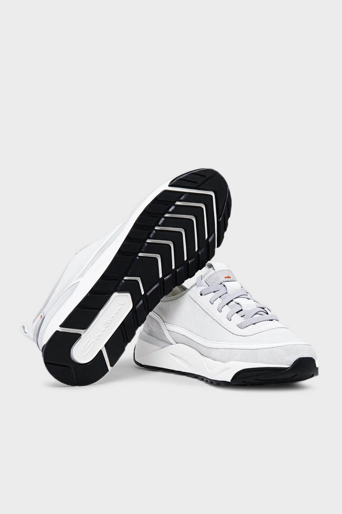 Santoni Süet Sneaker Erkek Ayakkabı MBIO21534BINGEIBI50 GRİ - 3