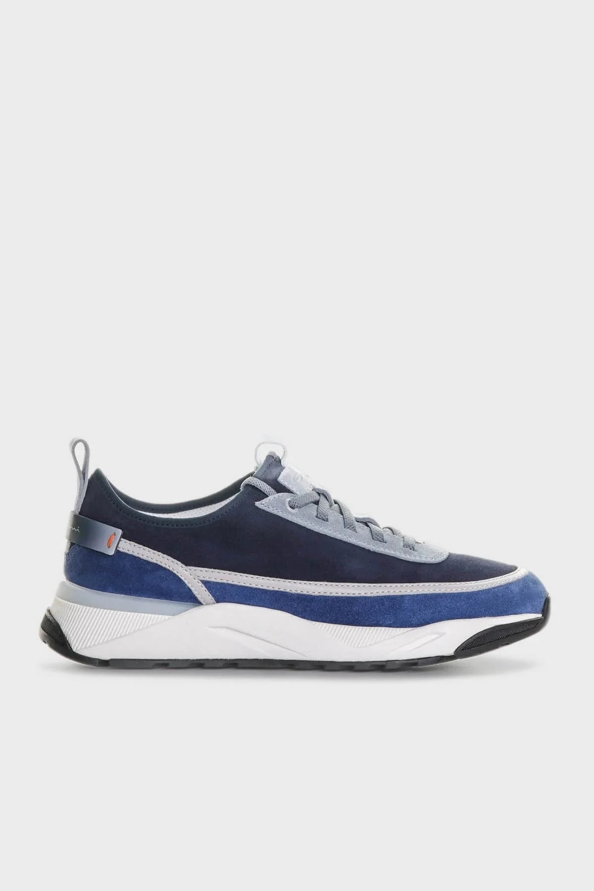Santoni Süet Sneaker Erkek Ayakkabı MBIO21534BINGEIBU48 LACİVERT - 1