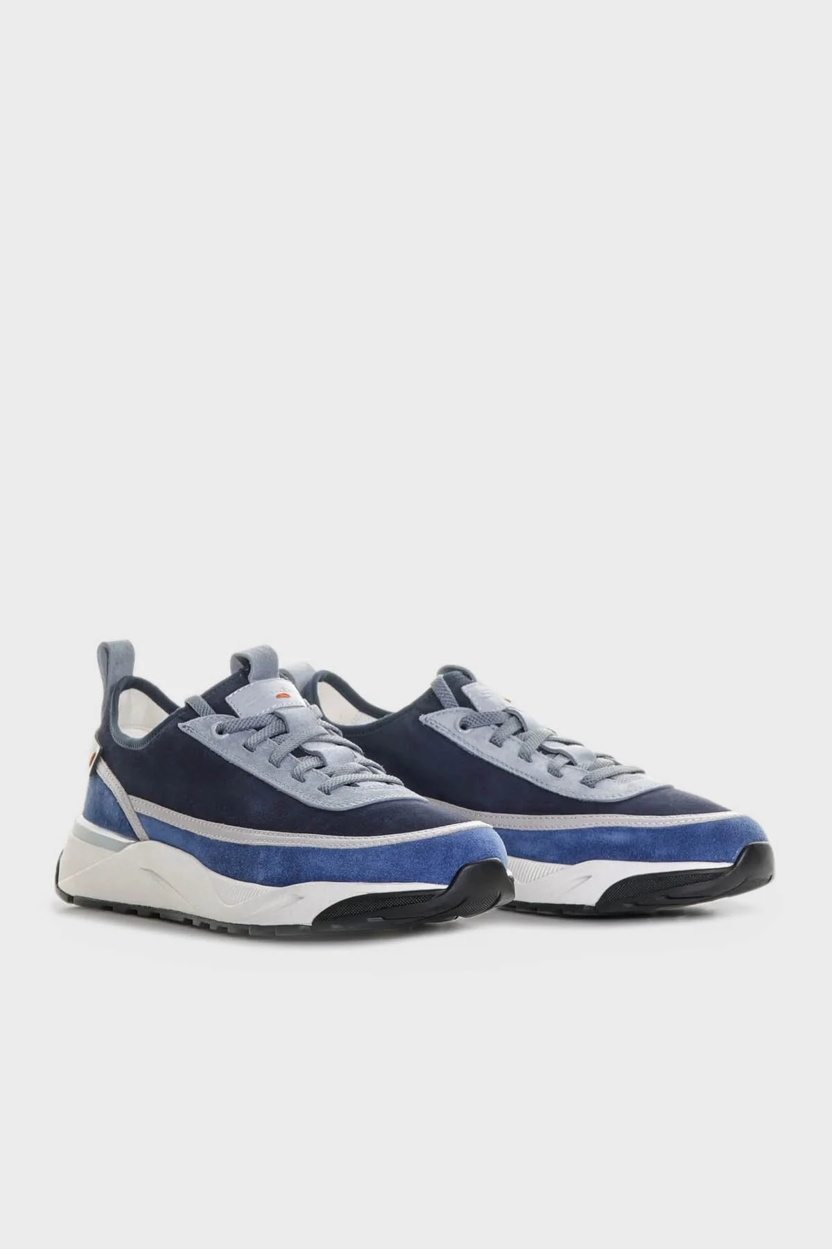 Santoni Süet Sneaker Erkek Ayakkabı MBIO21534BINGEIBU48 LACİVERT - 2