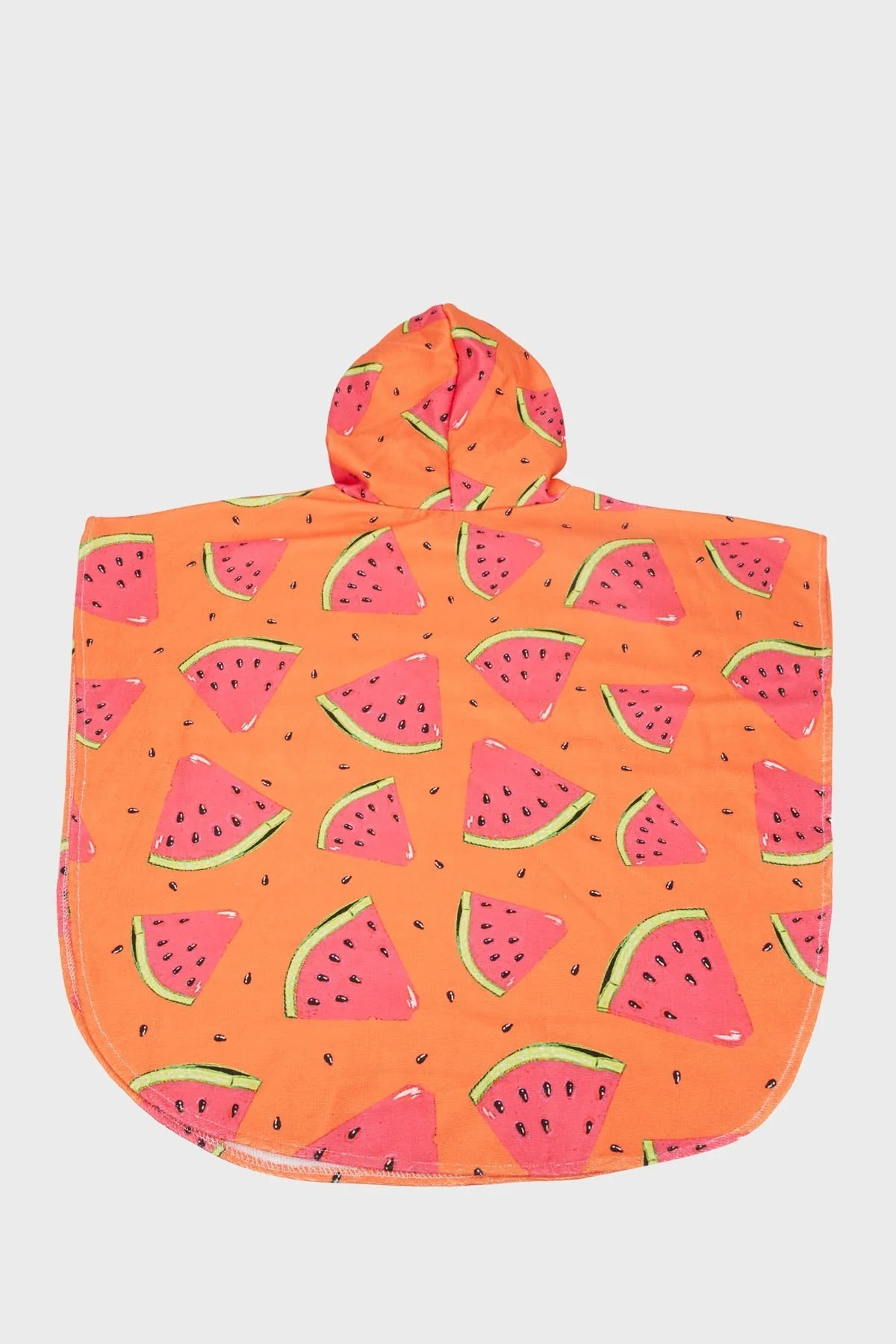 Slipstop Core Pamuklu Kapüşonlu UPF 50+ Korumalı Havlu Kız Çocuk Panço SP2311000006 Turuncu-Pembe - 2