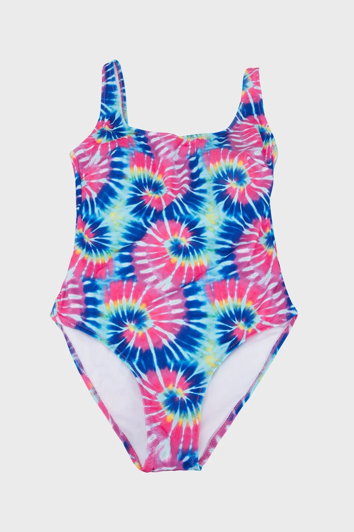 Slipstop Fiona Kalın Askılı Kolay Kuruyan Uv Korumalı Baskılı Bayan Mayo SM22140049 MAVİ-FUJYA - 1