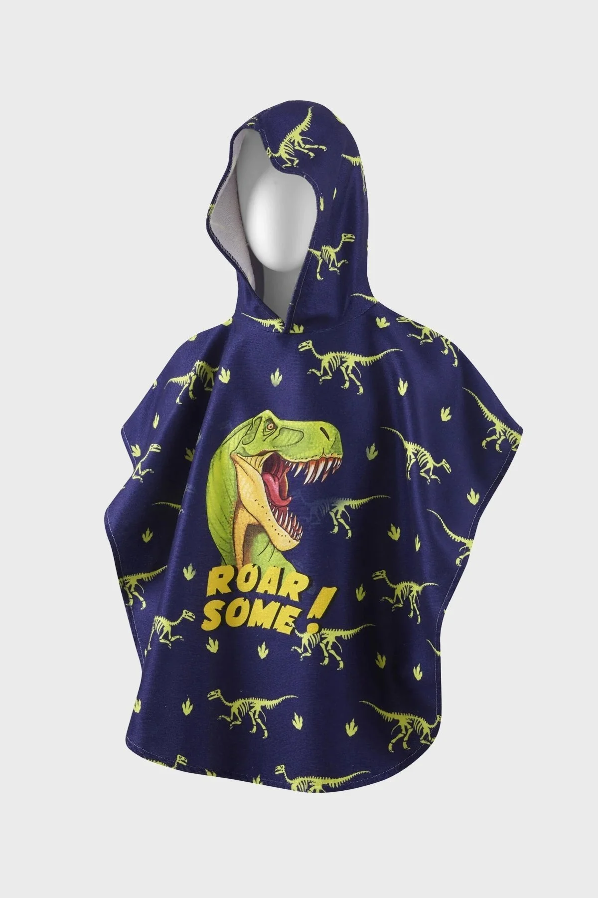 Slipstop Matrix Pamuklu Kapüşonlu UPF 50+ Korumalı Havlu Erkek Çocuk Panço SP2332000009 LACİVERT-SARI - 1