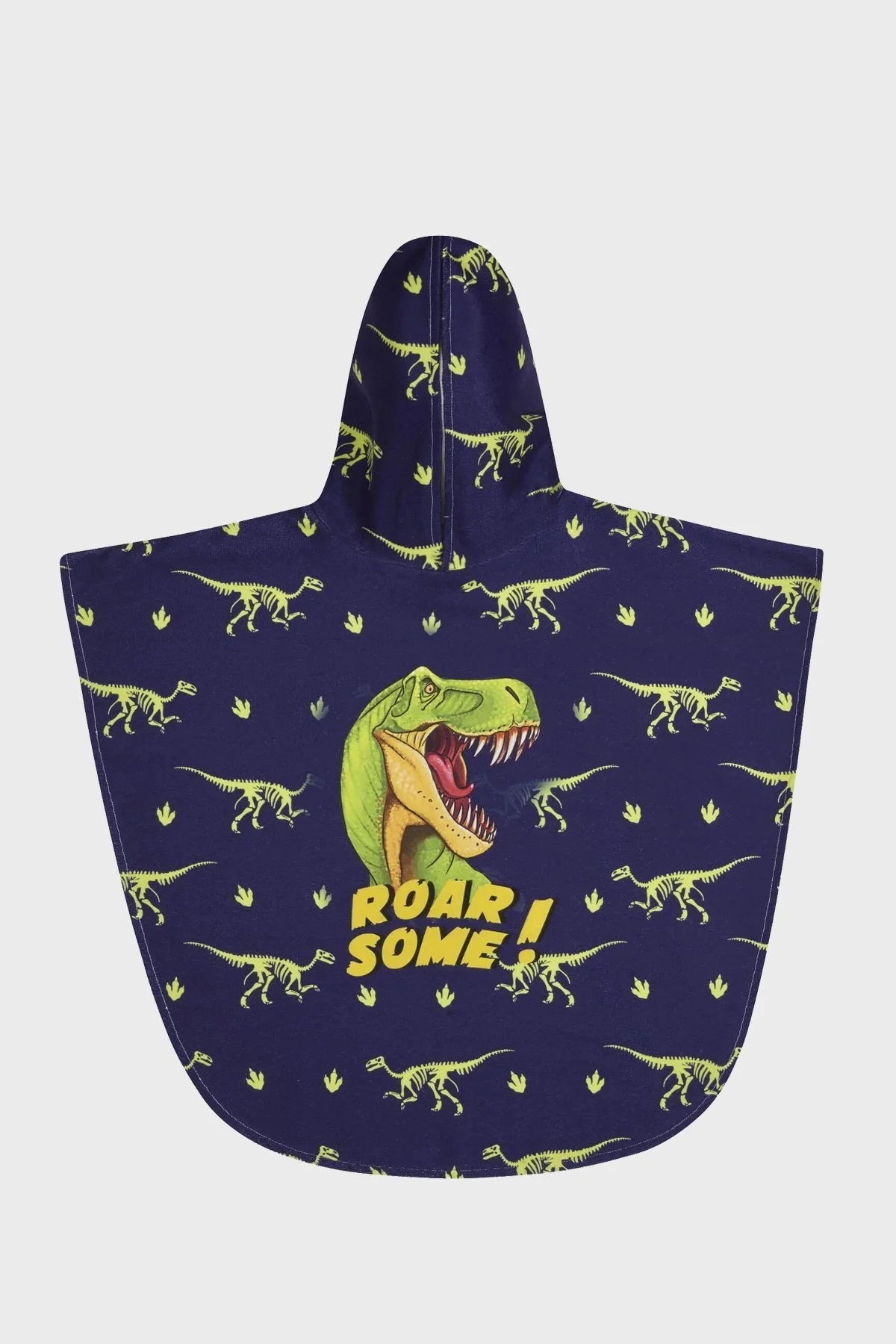 Slipstop Matrix Pamuklu Kapüşonlu UPF 50+ Korumalı Havlu Erkek Çocuk Panço SP2332000009 LACİVERT-SARI - 2