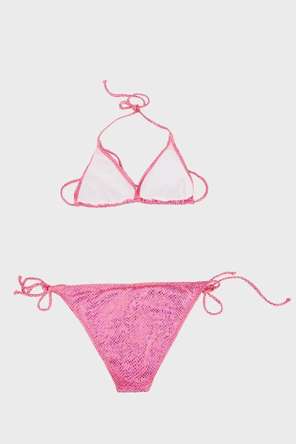 Slipstop Rubin Kolay Kuruyan Uv Korumalı Desenli Bayan Bikini SM22140013 FUŞYA - 2