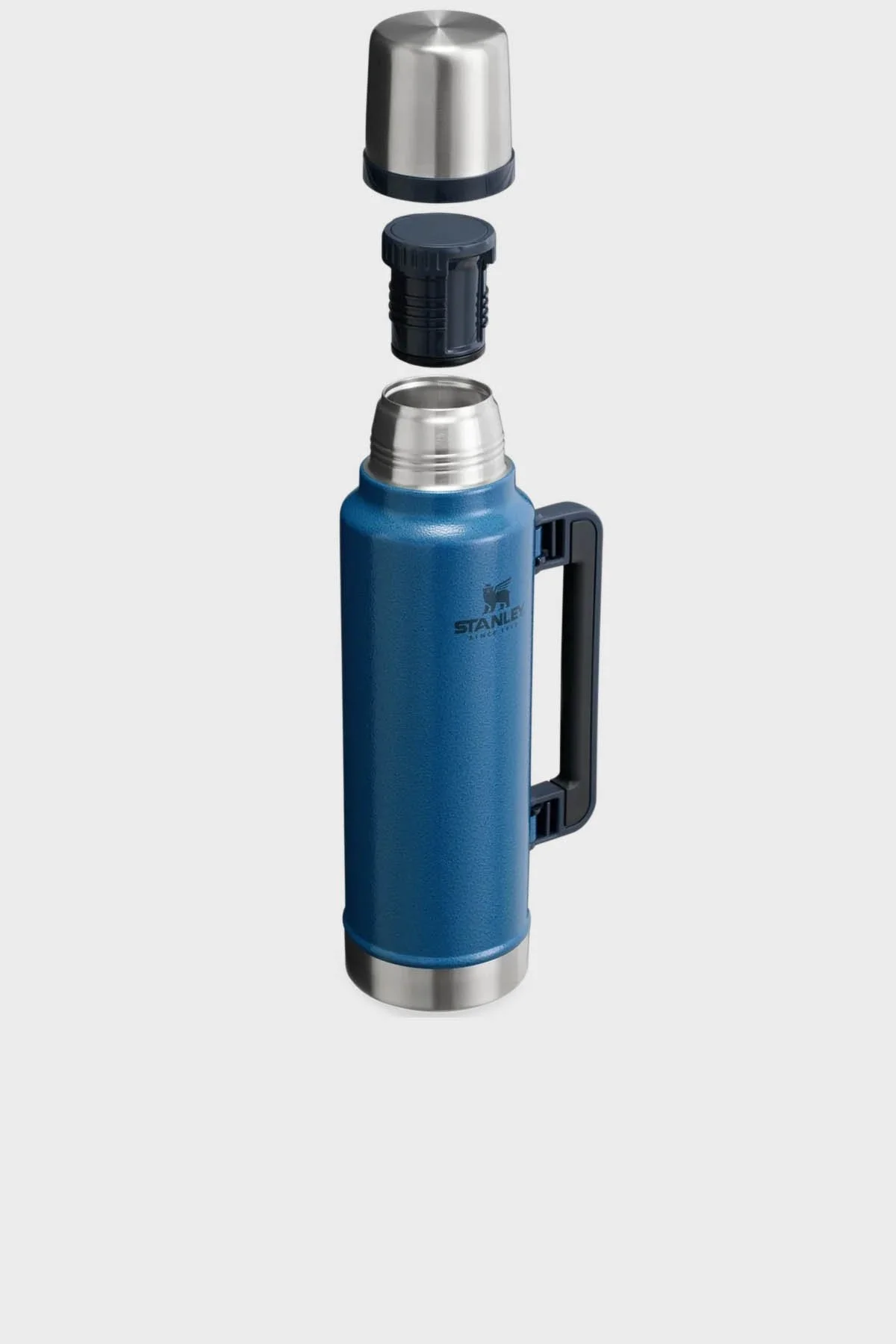 Stanley 1,4lt Classic Vac Btl. Katlanabilir Kulplu Unisex Termos 10-08265 Koyu Mavi - 3