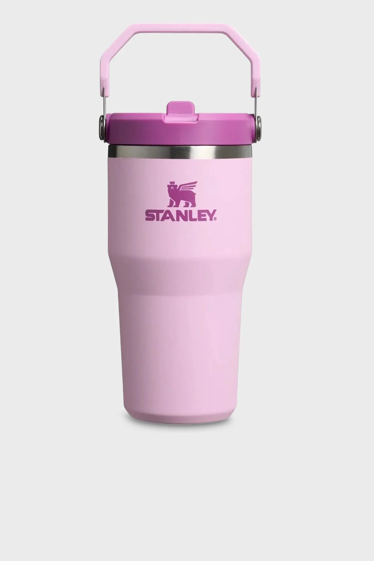 Stanley The IceFlow Flip Straw 2.0 Tumbler 0.6L Unisex Termos 10-12044 Açık Pembe - 1