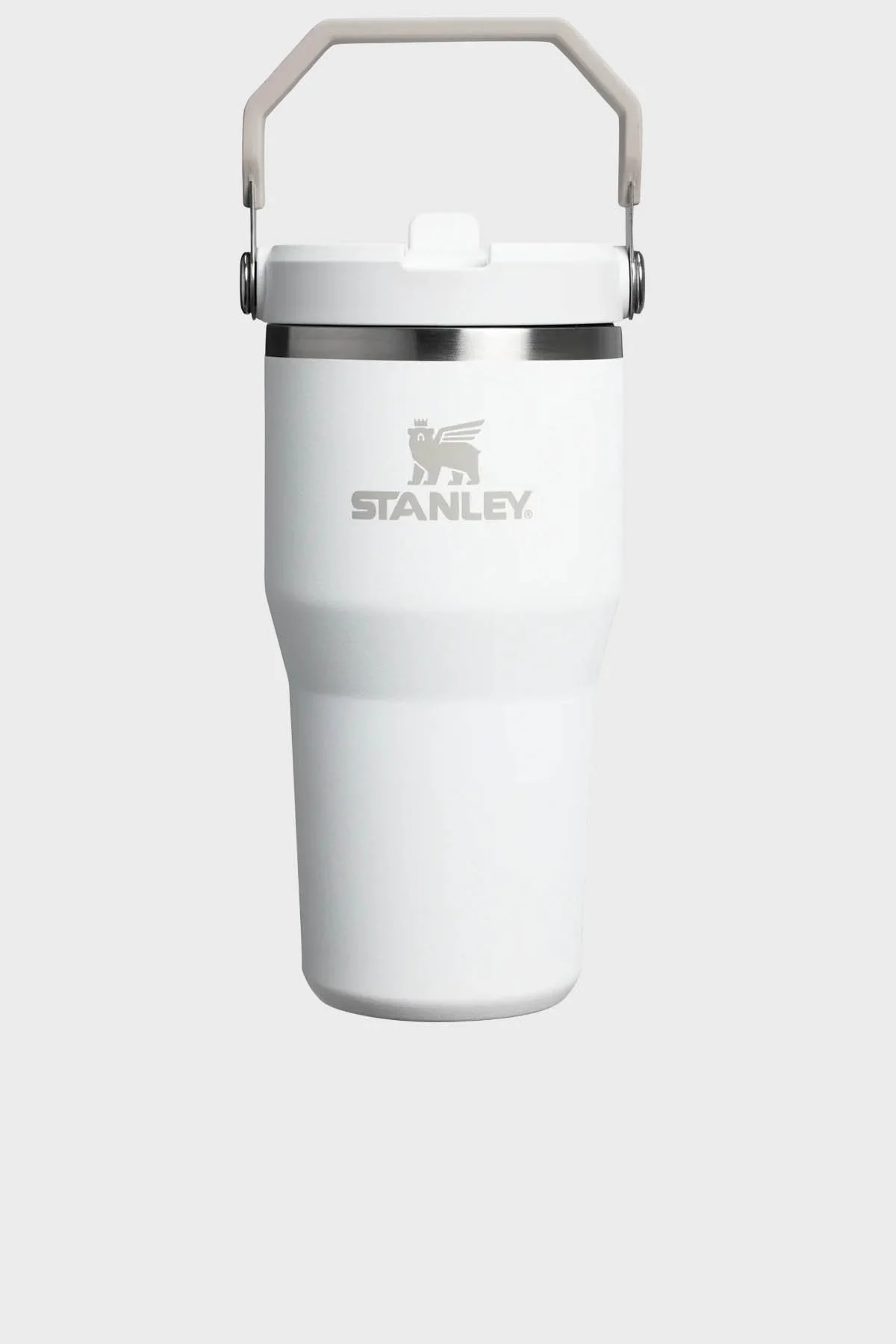 Stanley The IceFlow Flip Straw 2.0 Tumbler 0.6L Unisex Termos 10-12044 Buz Beyazı - 1