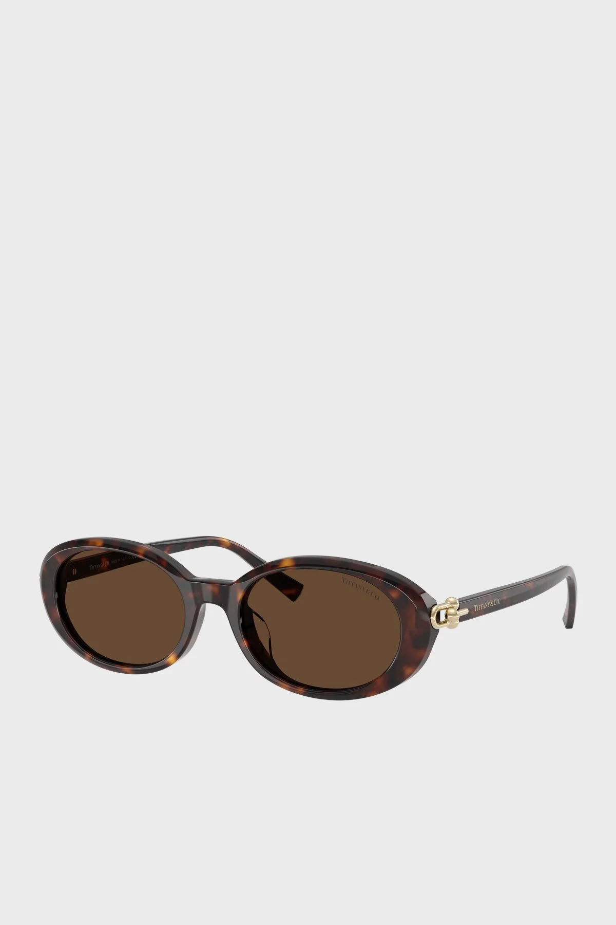 Tiffany Oval Güneş Kadın Gözlük 0TF4242D 80153G 54 Kaplumbağa kabuğu - 1