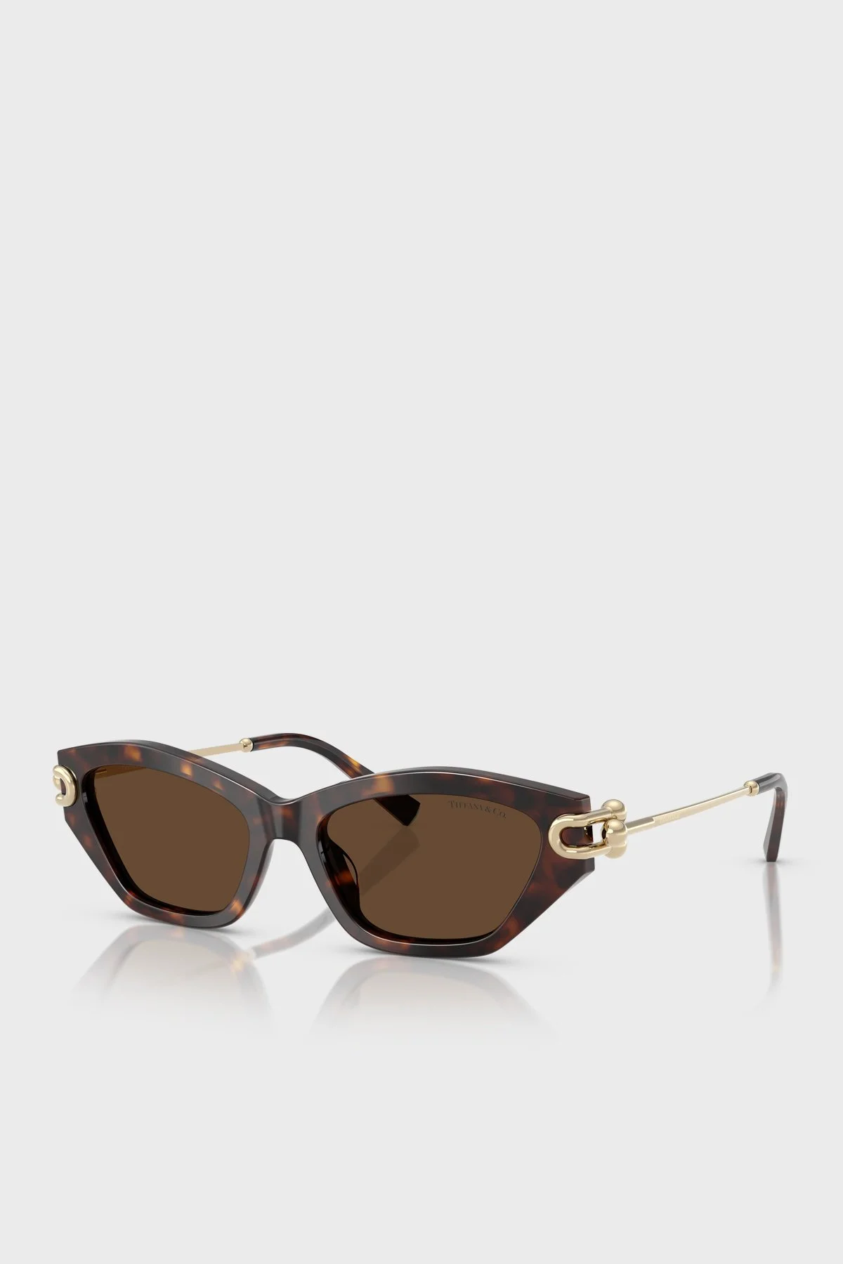 Tiffany&Co Cat Eye Güneş Kadın Gözlük 0TF4231U 80153G 53 Kaplumbağa kabuğu - 1