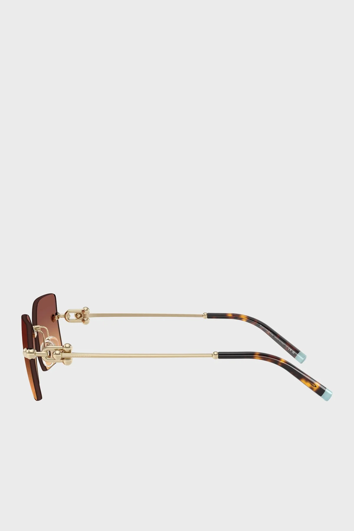 Tiffany&Co Dikdörtgen Güneş Unisex Gözlük 0TF3088 618978 59 ALTIN - 2