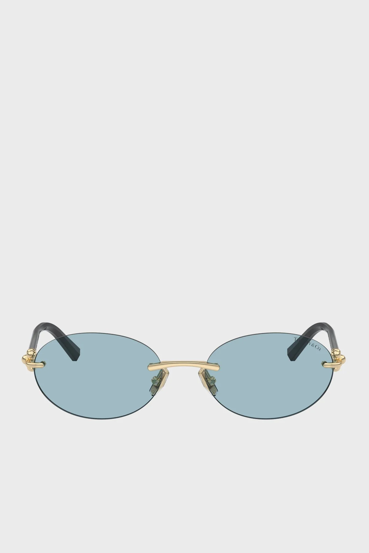 Tiffany&Co Oval Güneş Bayan Gözlük 0TF3104D 602180 56 Altın - 2