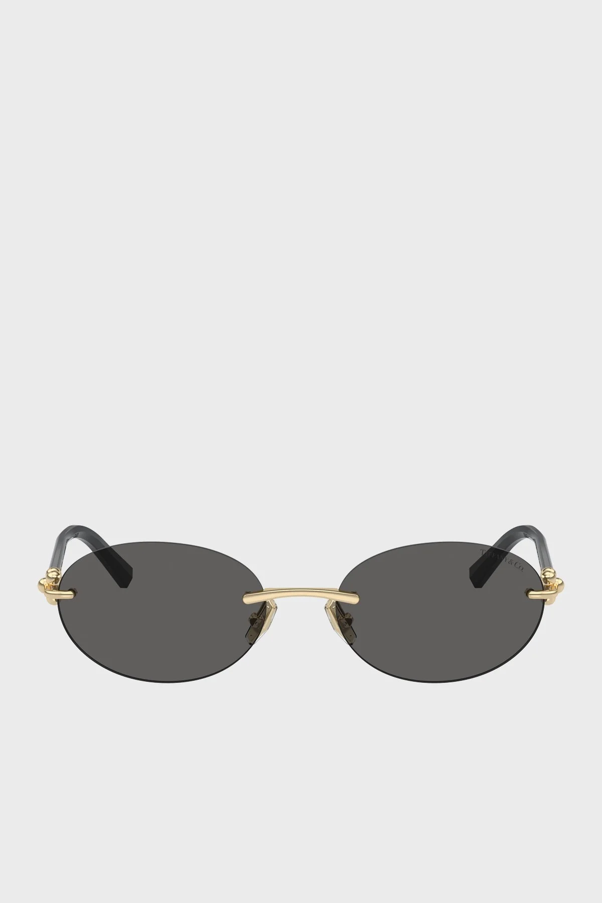 Tiffany&Co Oval Güneş Erkek Gözlük 0TF3104D 6216S4 56 Altın - 2
