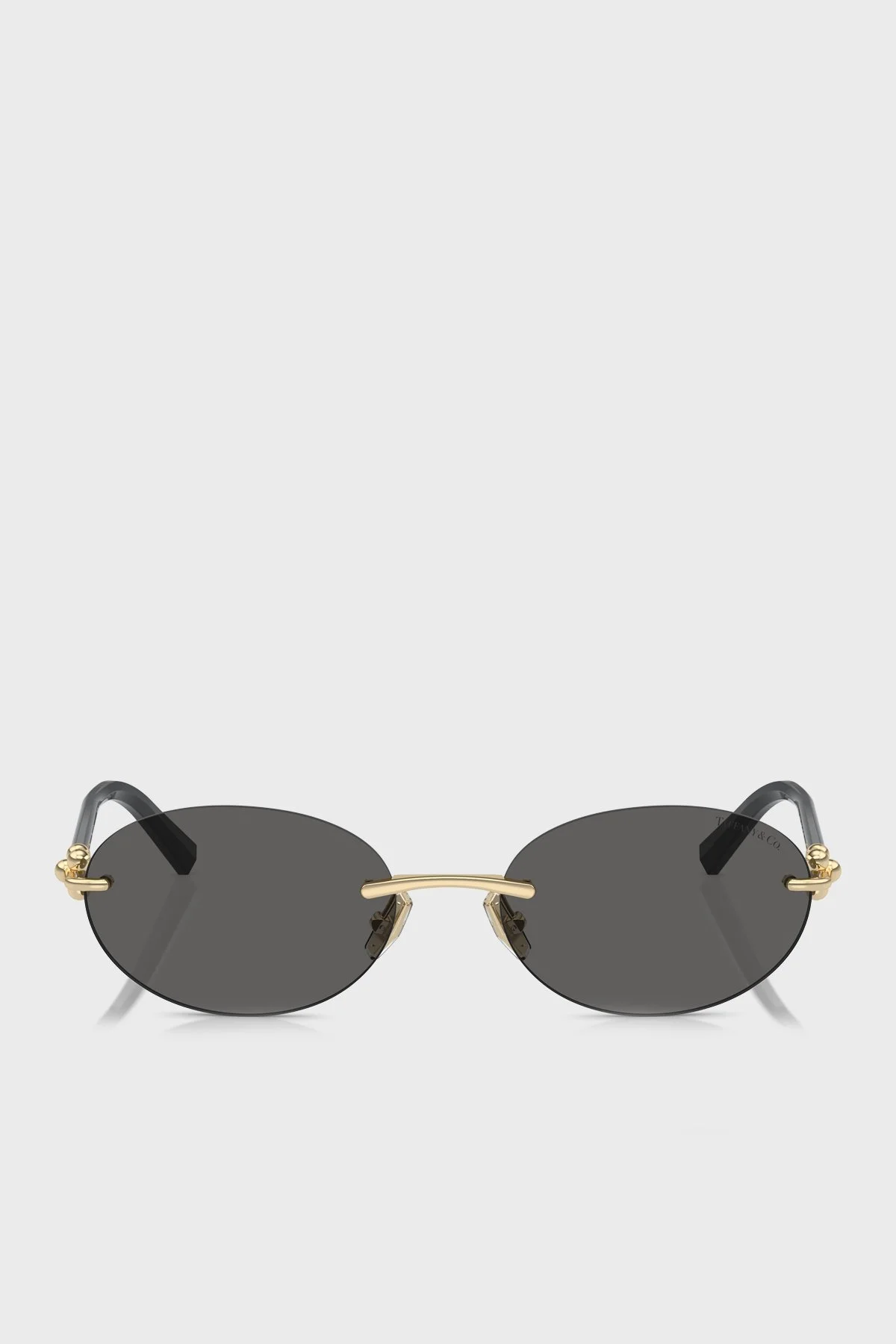 Tiffany&Co Oval Güneş Erkek Gözlük 0TF3104D 6216S4 56 Altın - 3