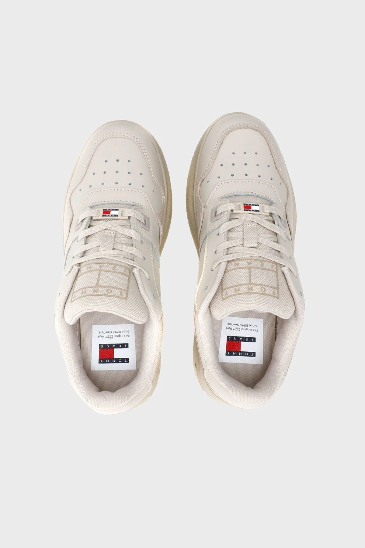 Tommy Hilfige Deri Sneaker Bayan Ayakkabı EN0EN02506 AEV BEJ - 6