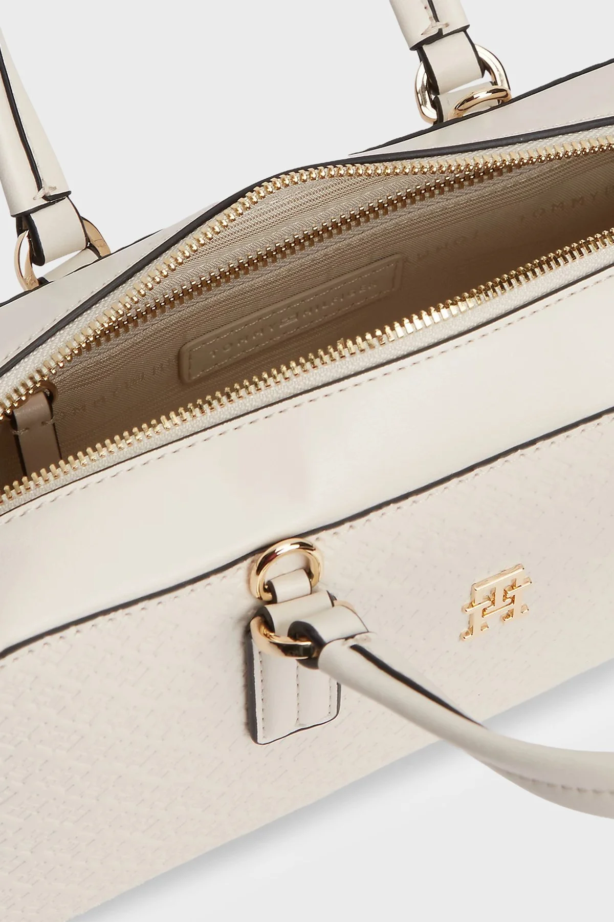 Tommy Hilfige Logolu Çıkarılabilir Askılır Bayan Çanta AW0AW18415 AEO BEJ - 5