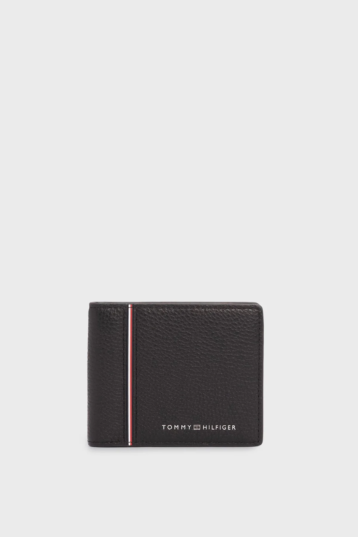Tommy Hilfiger % 100 Deri Logolu Erkek Cüzdan AM0AM13042 BDS SİYAH - 1