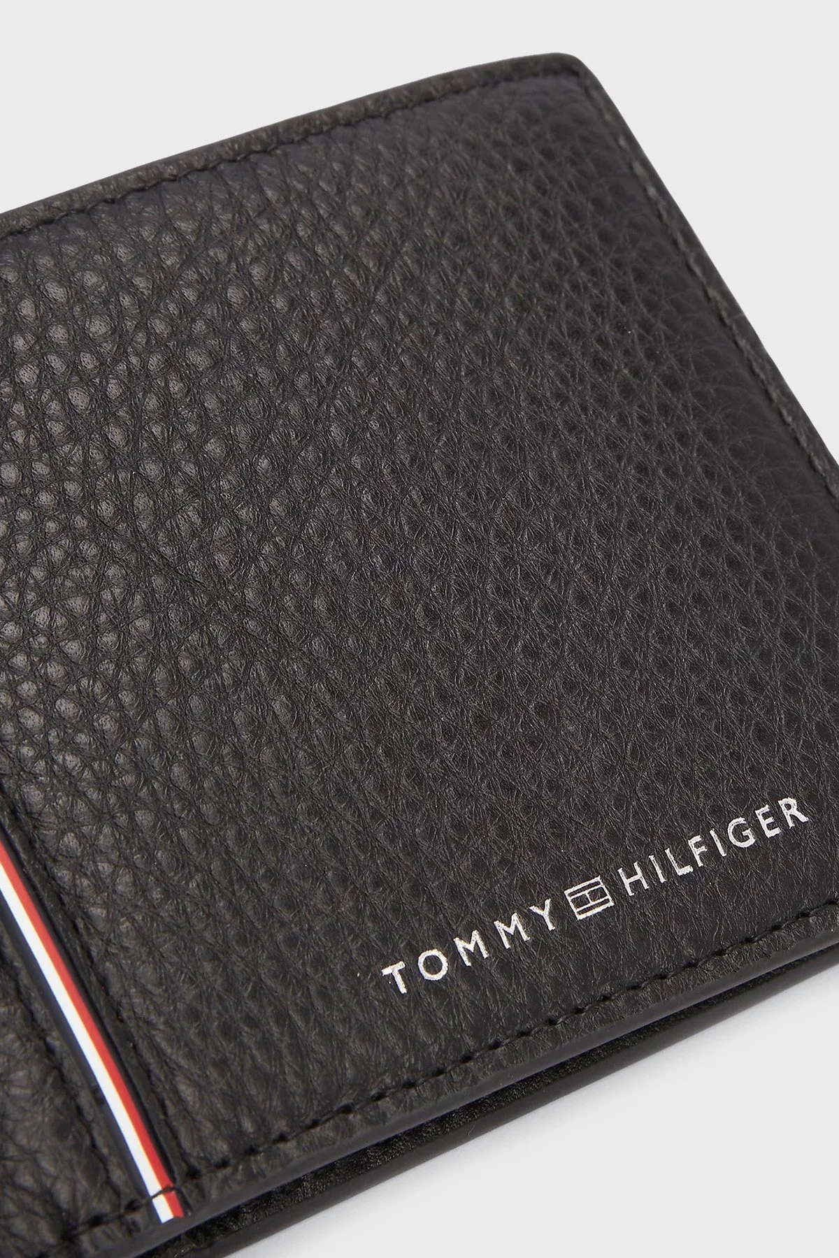 Tommy Hilfiger % 100 Deri Logolu Erkek Cüzdan AM0AM13044 BDS SİYAH - 4