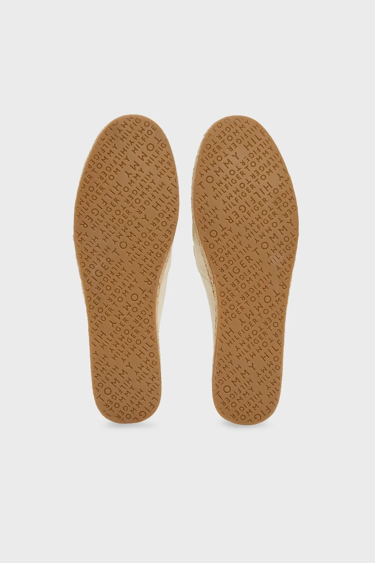 Tommy Hilfiger % 100 Deri Yuvarlak Burun Bayan Espadril FW0FW08540 ACJ BEJ - 7
