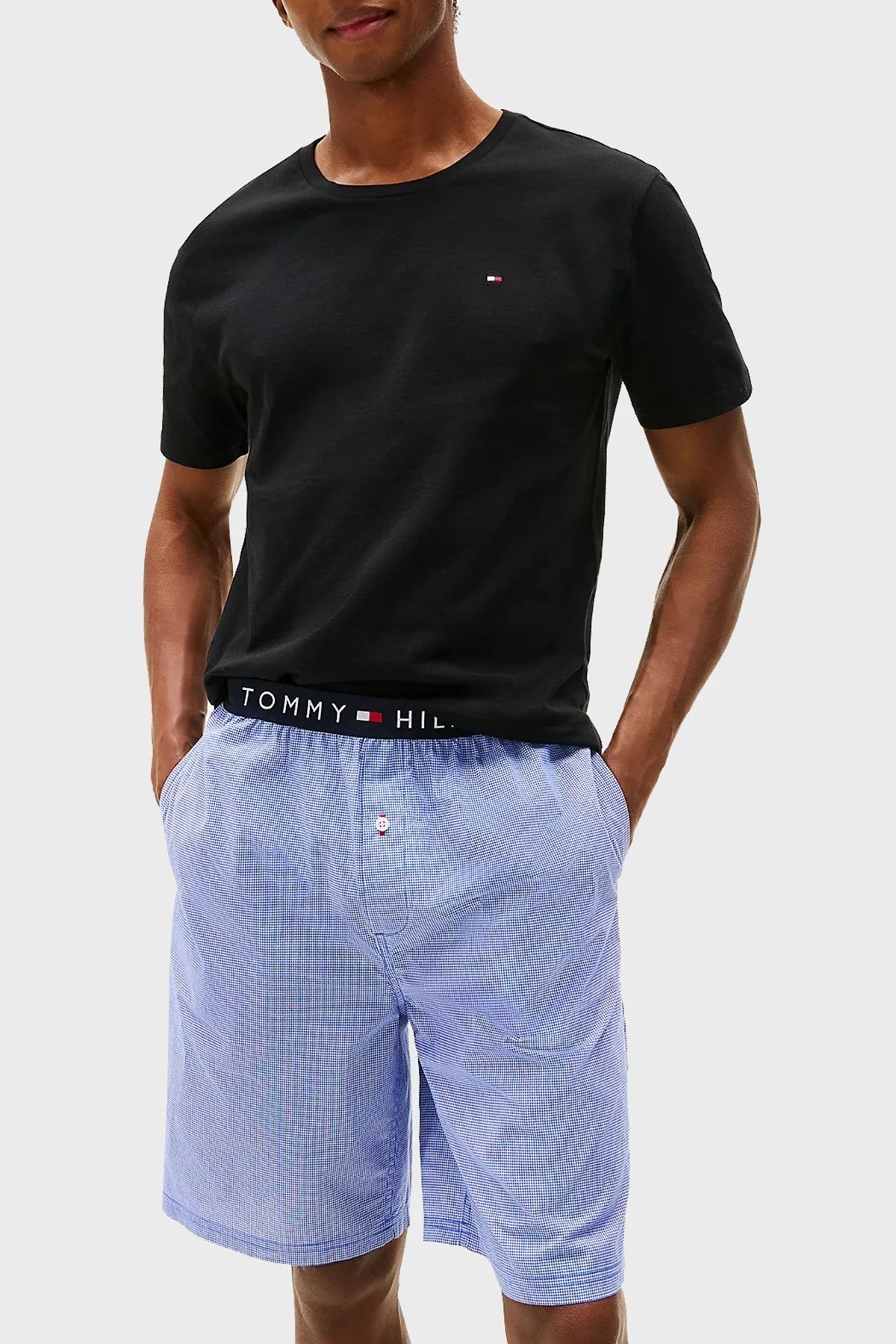 Tommy Hilfiger % 100 Pamuk Regular Fit Bisiklet Yaka 3 Pack Erkek T Shirt UM0UM03379 0SI SİYAH - 6