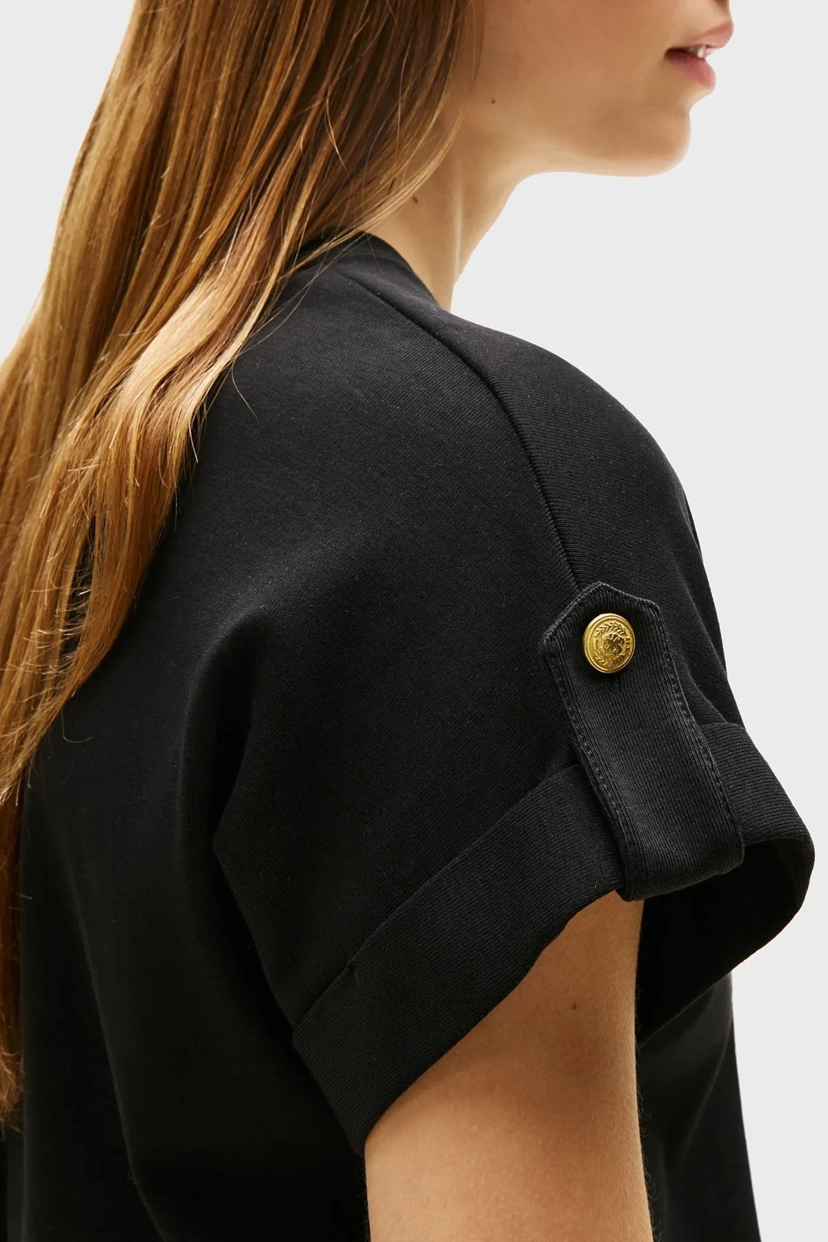 Tommy Hilfiger % 100 Pamuk Regular Fit Bisiklet Yaka Bayan T Shirt WW0WW45628 BDS SİYAH - 3