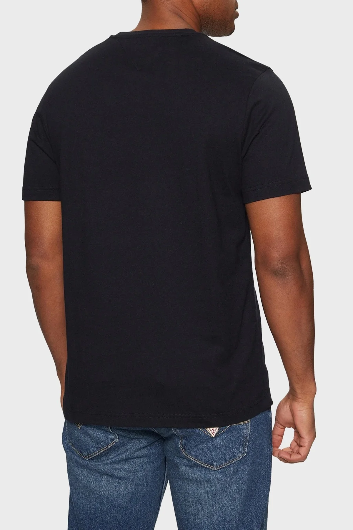 Tommy Hilfiger % 100 Pamuk Regular Fit Bisiklet Yaka Erkek T Shirt MW0MW37267 DW5 LACİVERT - 2