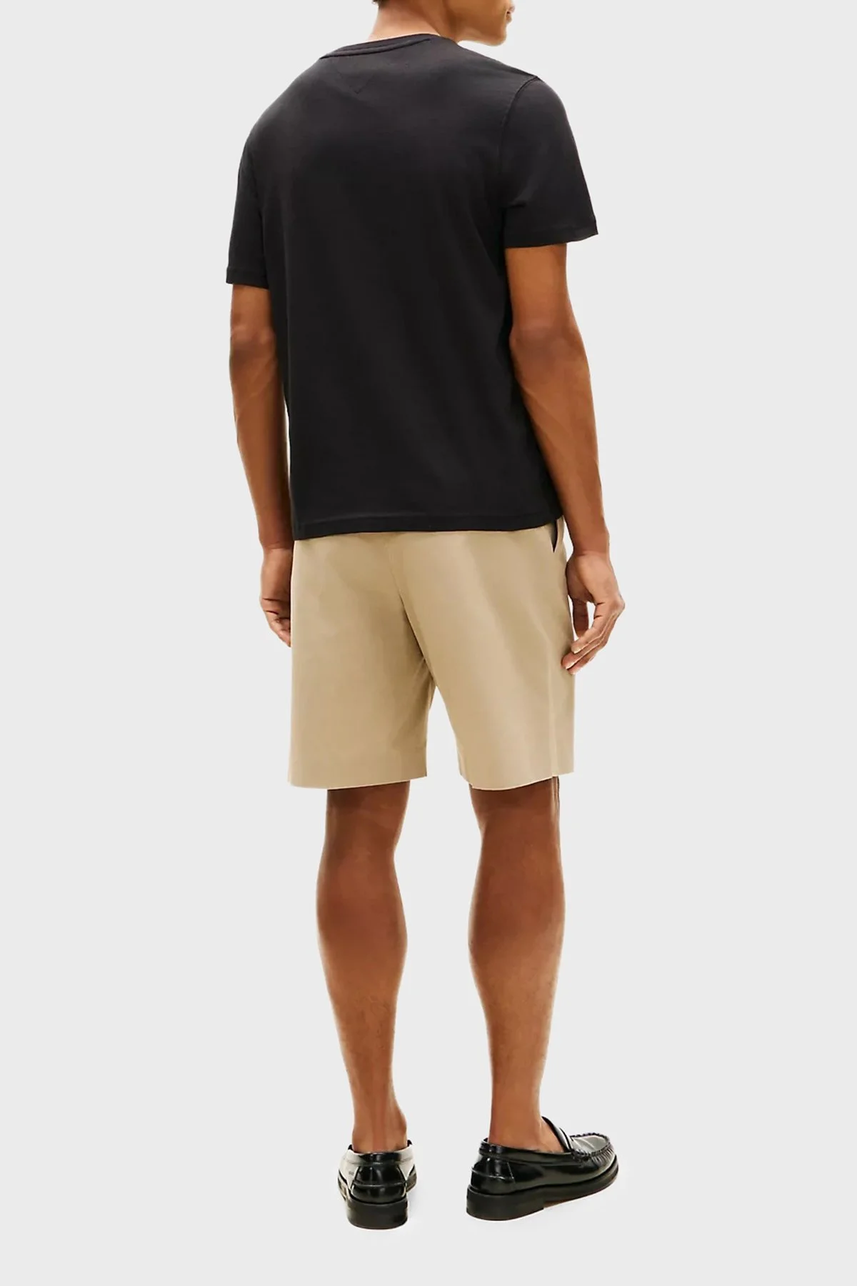 Tommy Hilfiger % 100 Pamuk Regular Fit Bisiklet Yaka Erkek T Shirt MW0MW42367 BDS SİYAH - 3