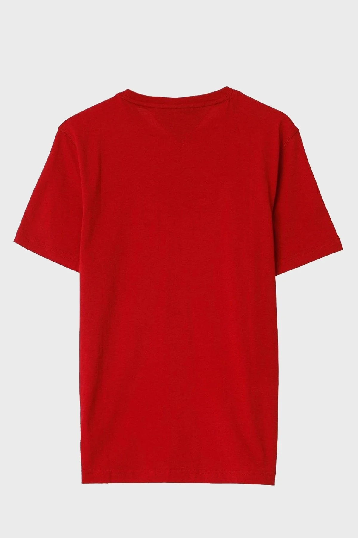 Tommy Hilfiger % 100 Pamuk Regular Fit Bisiklet Yaka Logolu Erkek T Shirt MW0MW37448 XLD KIRMIZI - 12