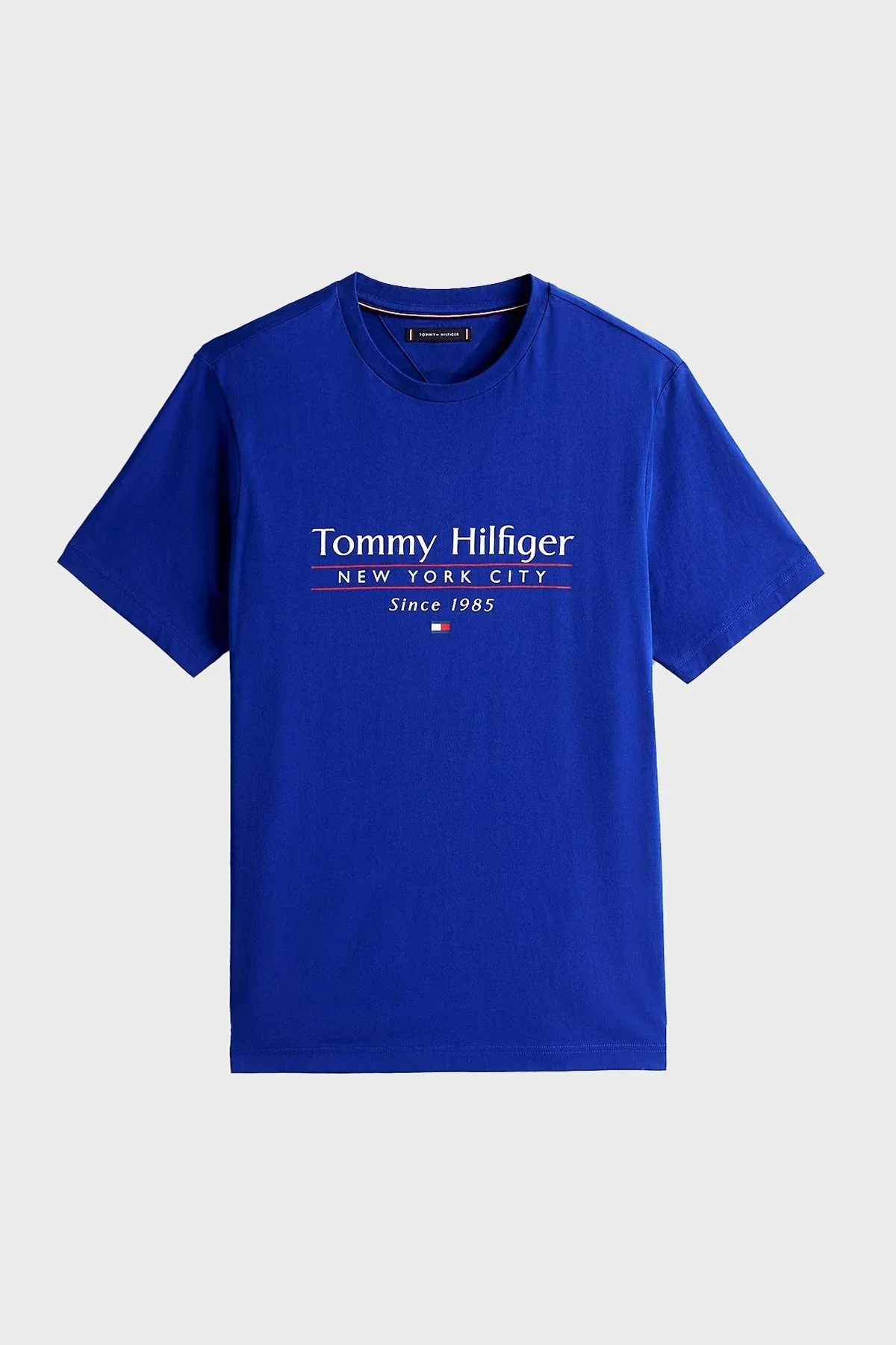 Tommy Hilfiger % 100 Pamuk Regular Fit Bisiklet Yaka Logolu Erkek T Shirt MW0MW38621 D03 SAKS - 10