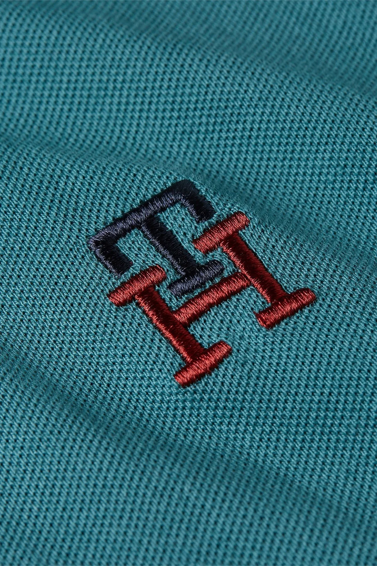 Tommy Hilfiger % 100 Pamuk Regular Fit Düğmeli Erkek Polo T Shirt MW0MW30785 MB6 HAKİ - 2