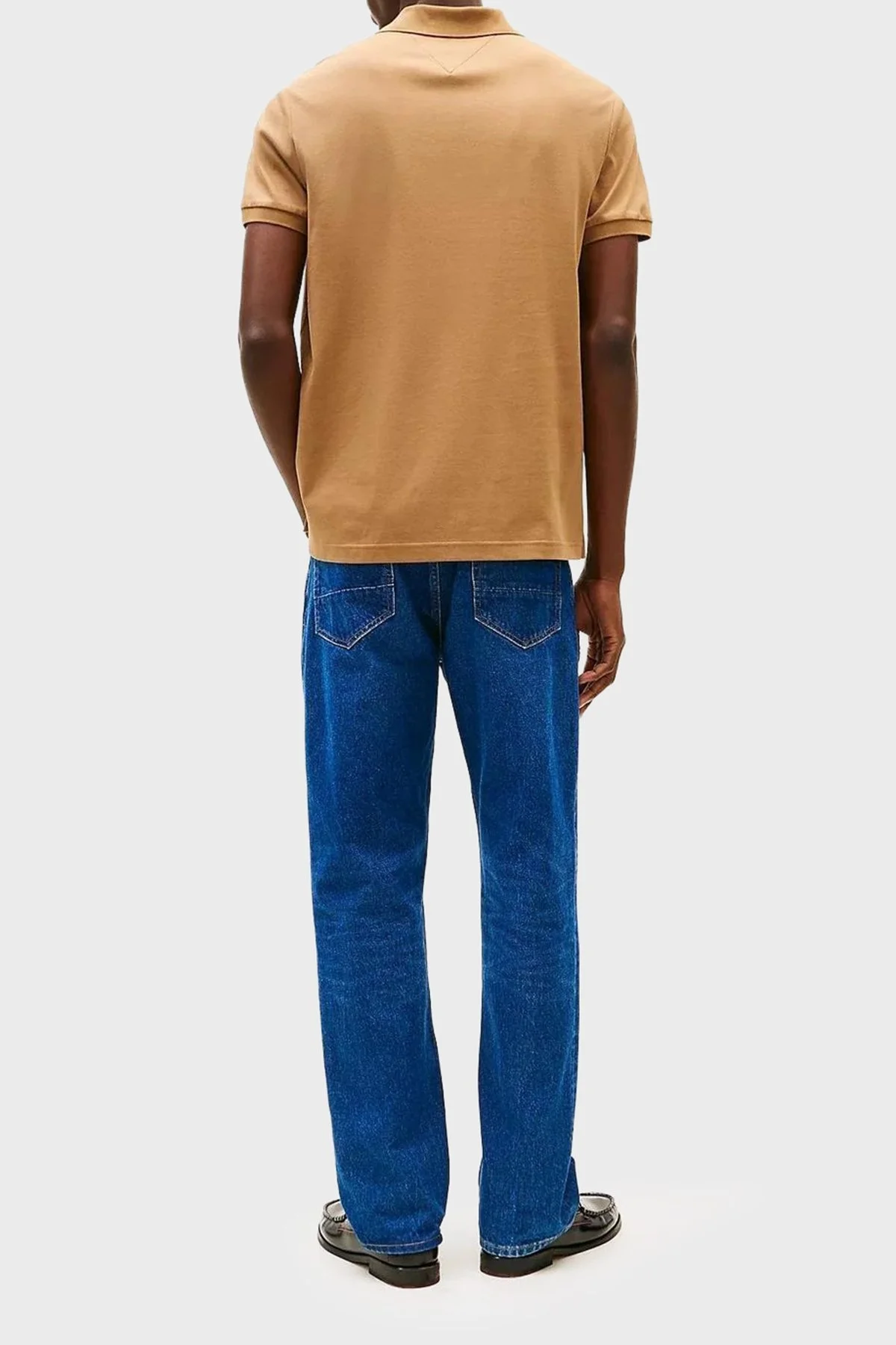 Tommy Hilfiger % 100 Pamuk Regular Fit Düğmeli Erkek Polo Yaka T Shirt MW0MW39994 GWA KAHVE - 6